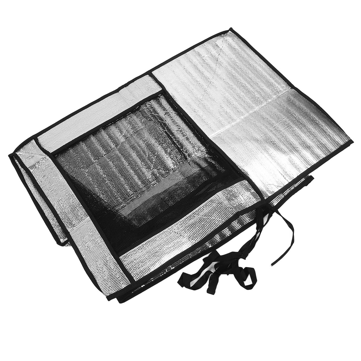 Silver AC Unit Cover Air Conditioner Unit Aluminum Foil Dustproof Rainproof Sunshield Cover 75x26x57cm / 29.5x10.2x22.4in