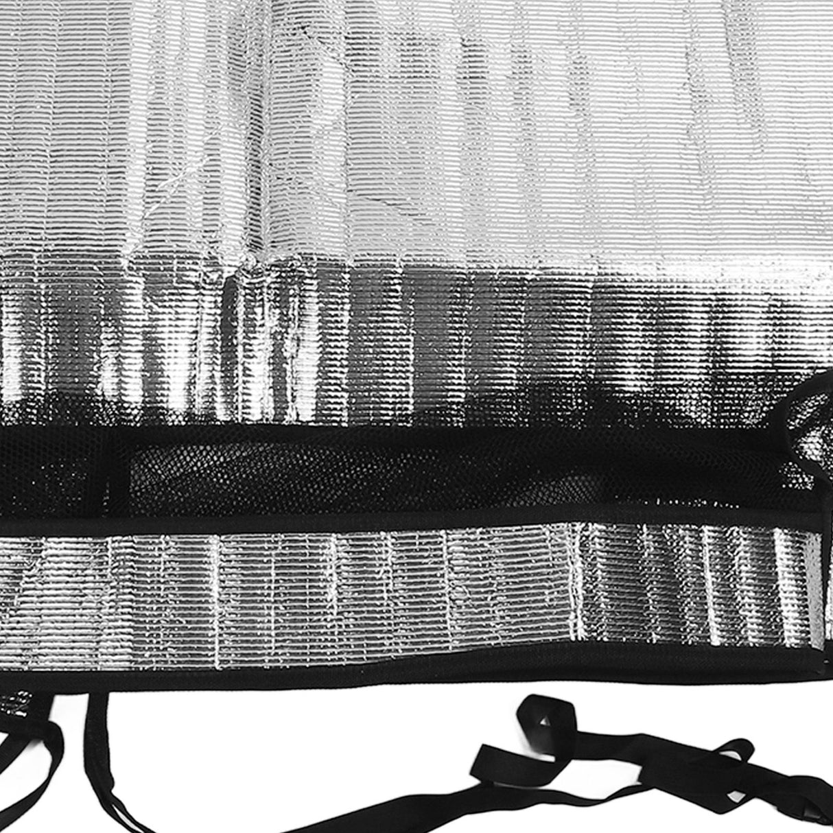 Silver AC Unit Cover Air Conditioner Unit Aluminum Foil Dustproof Rainproof Sunshield Cover 96x40x70cm / 37.8x15.7x27.6in