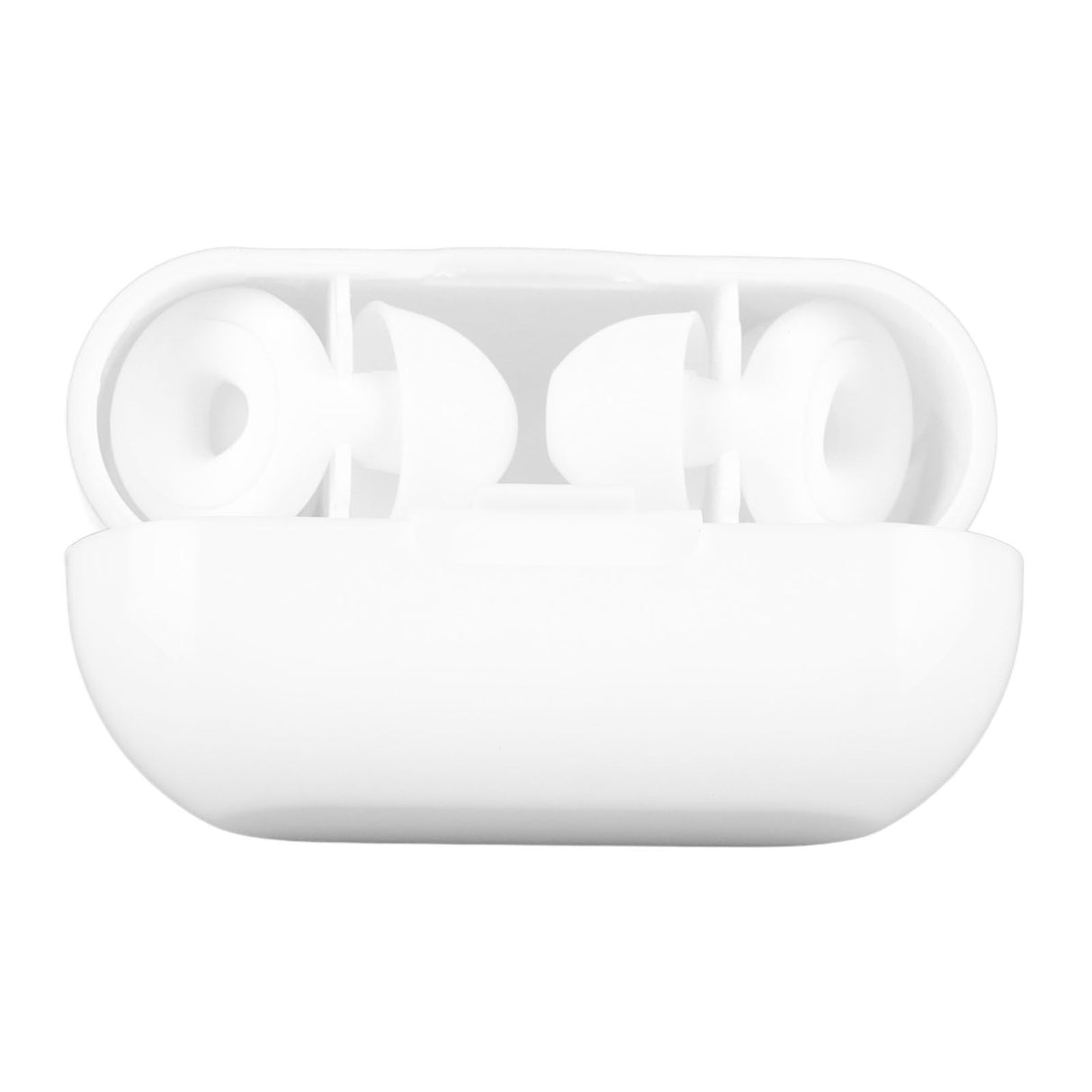 3 Pairs Noise Cancelling Silicone Ear Plugs Reusable Noise Reduction Waterproof Earplugs for Sleeping Swimming Ring Shape White