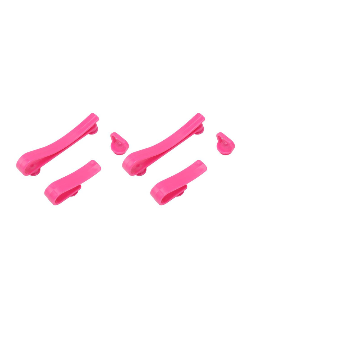 Plastic Beach Bag Hooks Accessories for Bogg Bags Insert Charm Cutie Cup Holder Connector Key Holder Rose Red