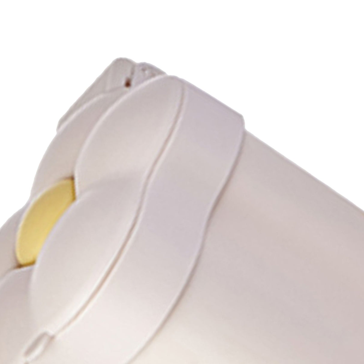 Desktop Trash Bin with Lid Flower Shape Small Garbage Can Large Opening Storage Paper Basket White