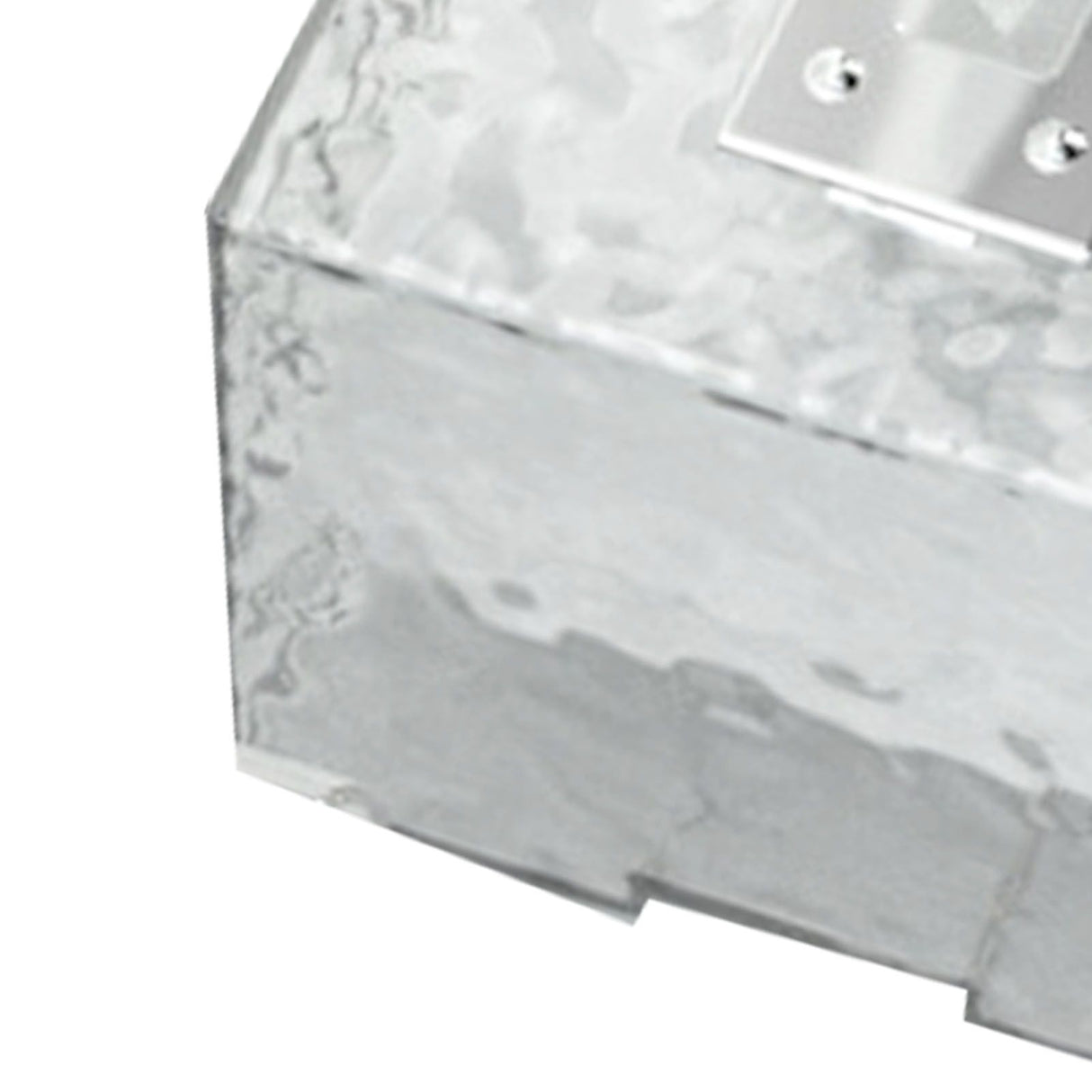 Napkin Paper Holder Box Space Saving Home Decoration Rugged Wall Mounted Tissue Box for Living Room Bedroom Transparent Silver