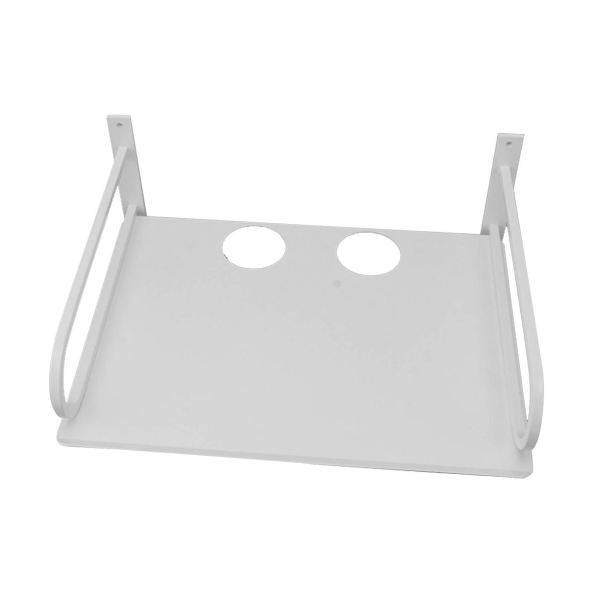Wall Mounted Projector Shelf Aluminum Floating Projector Shelves for Router TV Box DVD Player Cable Box White