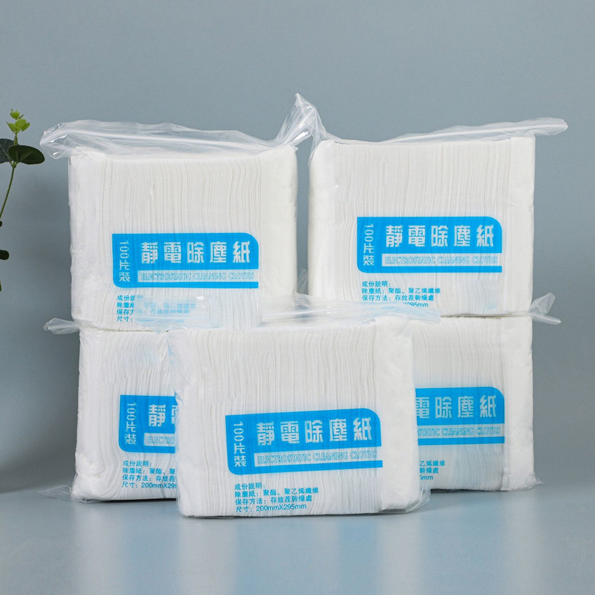 100 Pcs Electrostatic Wipes Disposable Mop Replacement Static Dusting Wipes for Home Cleaning