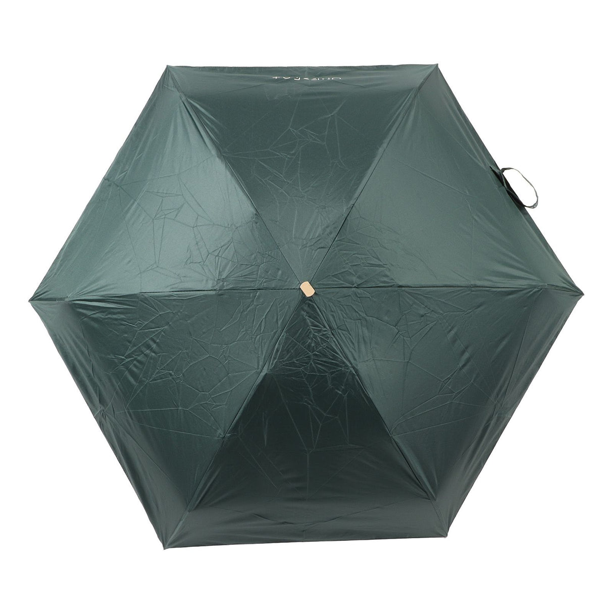 6 Ribs Umbrella Sun Protection UPF50 Impact Cloth Portable Folding Umbrella for Sunny Rainy Dark Green