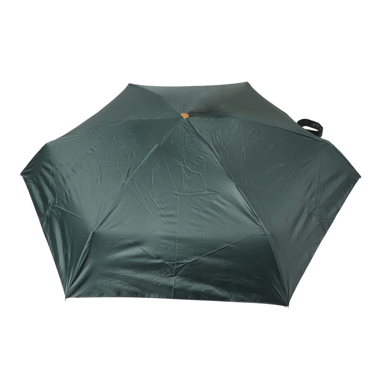 6 Ribs Umbrella Sun Protection UPF50 Impact Cloth Portable Folding Umbrella for Sunny Rainy Dark Green