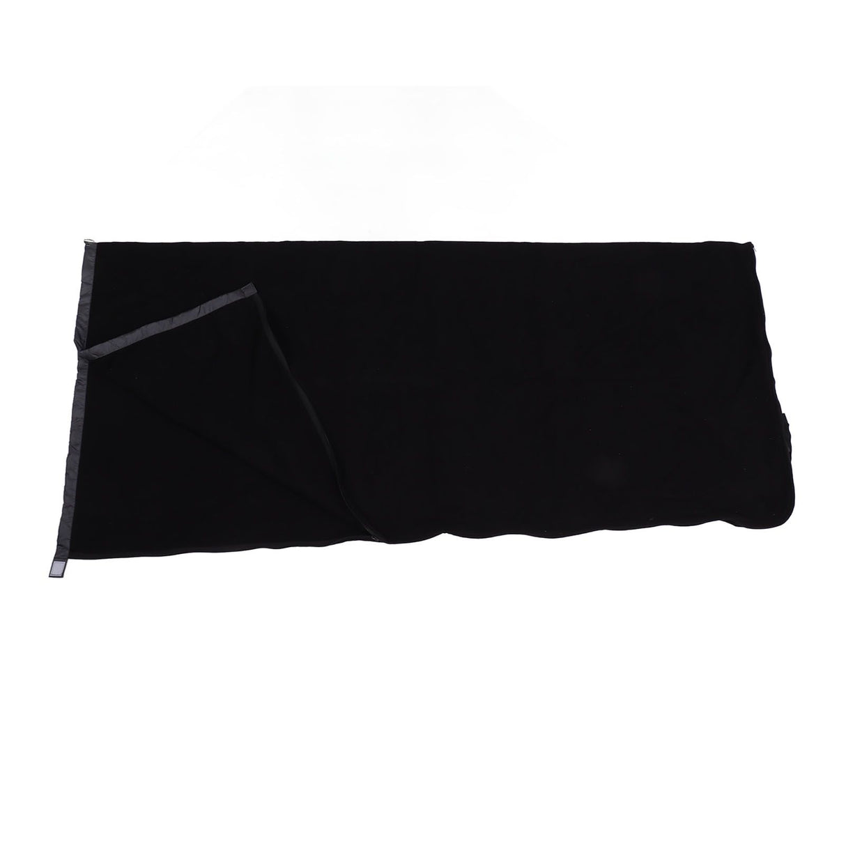 Sleeping Bag Liner Super Thick Fleece Soft Sleeping Bag Liner Blanket for Camping Travel Backpacking Black