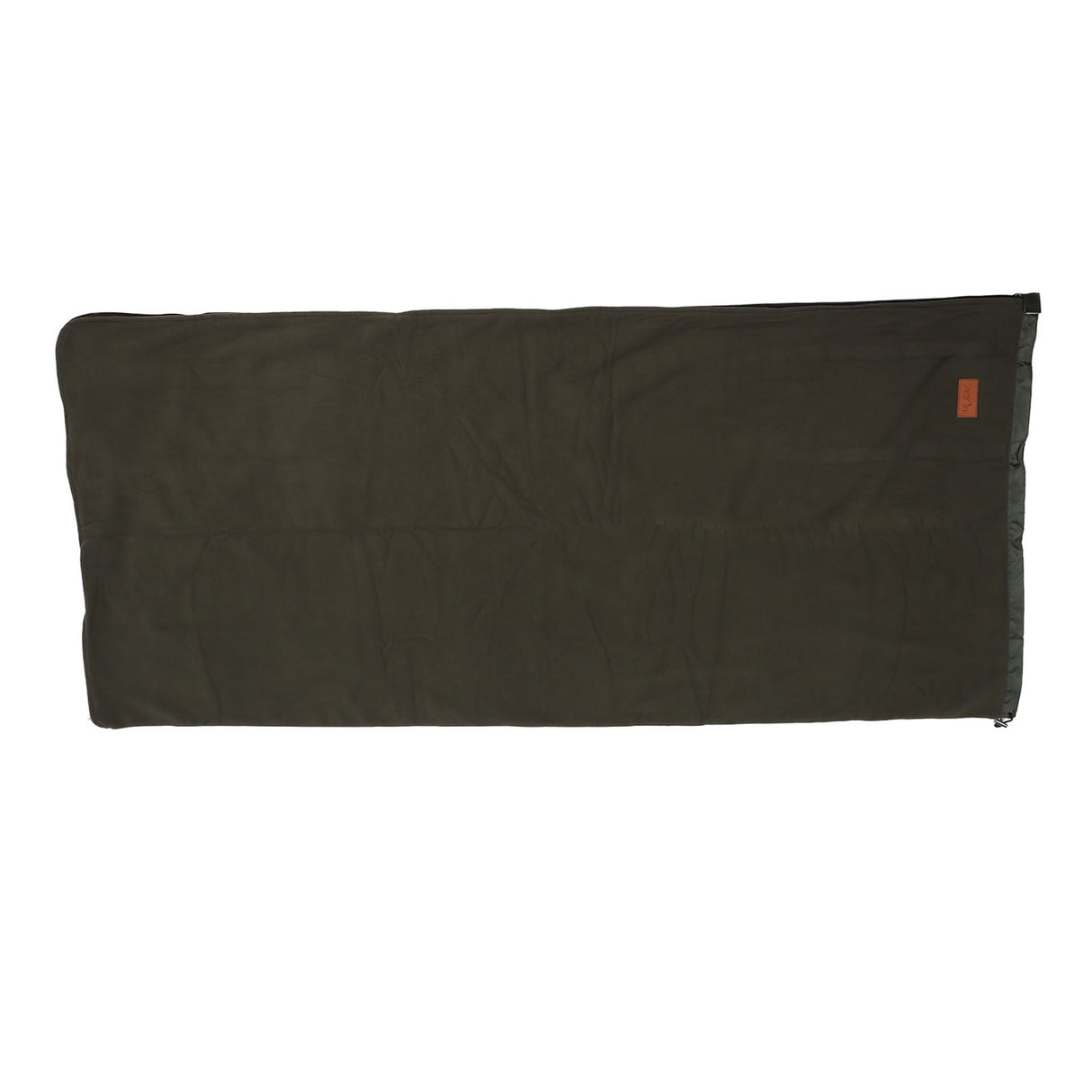 Sleeping Bag Liner Super Thick Fleece Soft Sleeping Bag Liner Blanket for Camping Travel Backpacking OD Green
