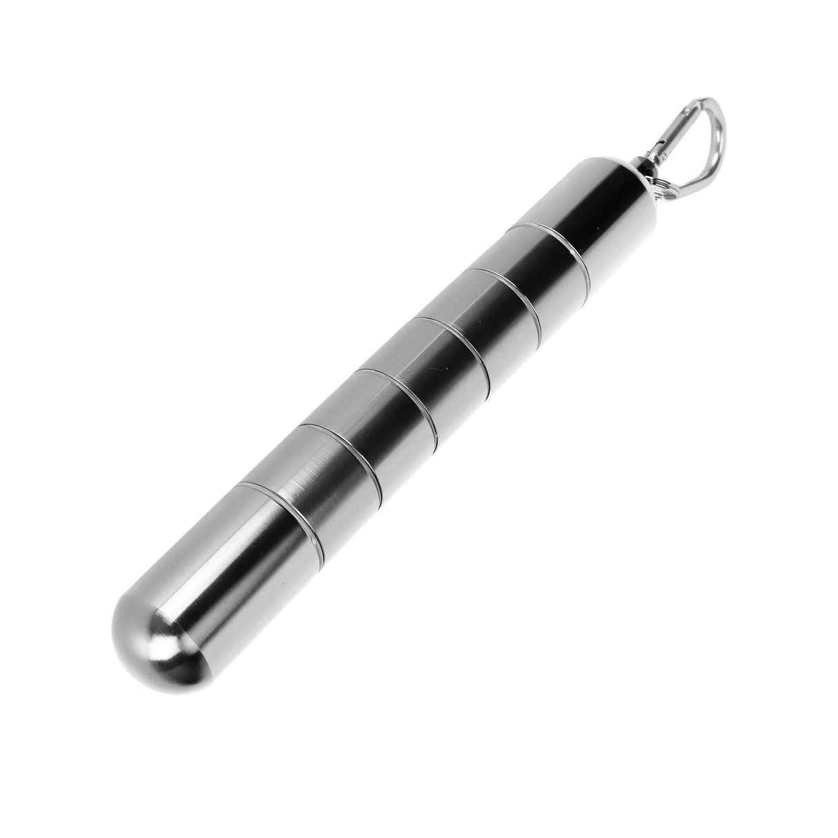 Cigar Tube Aluminum Alloy Waterproof Detachable Sealed Lightweight Cigar Case Tube for Daily Use Silver
