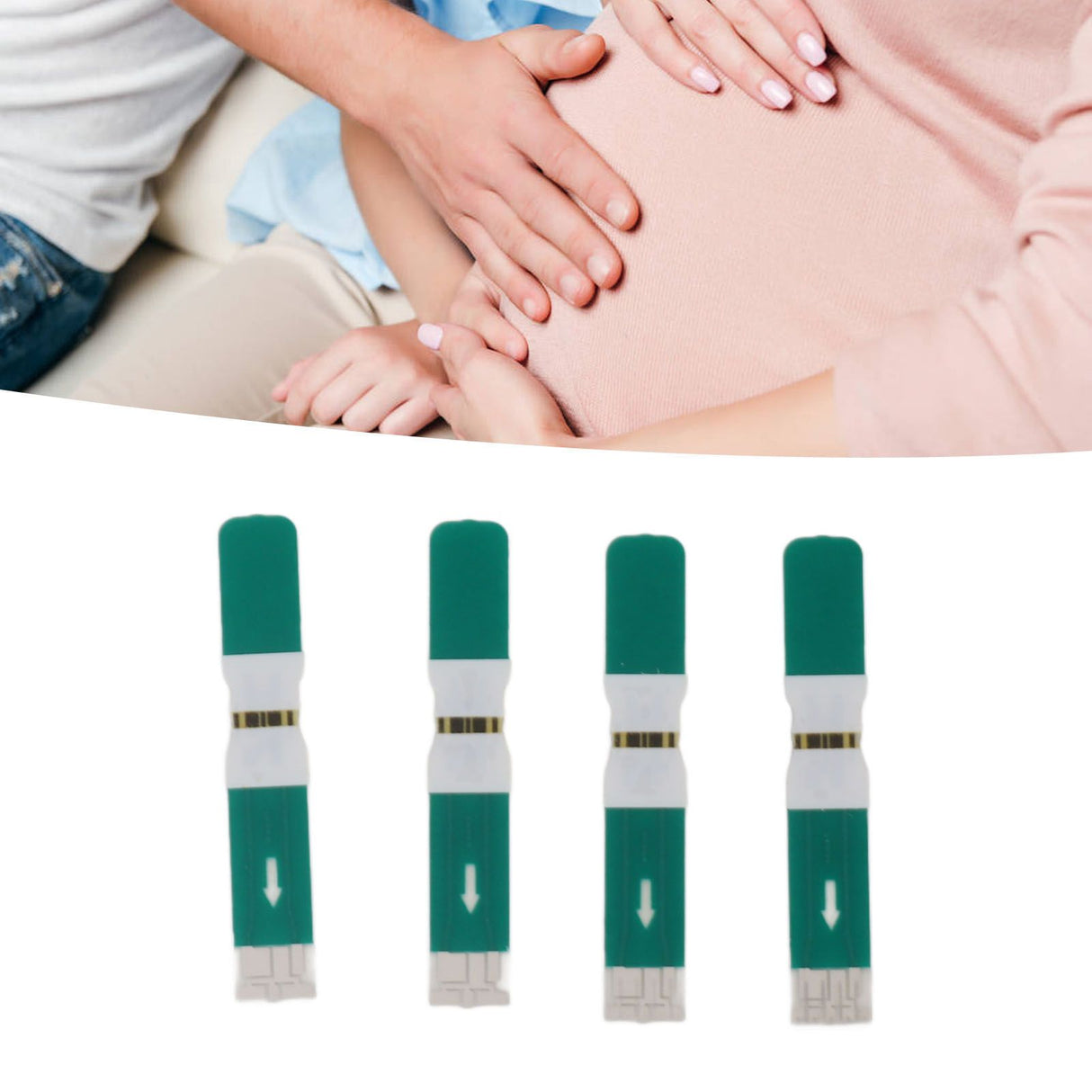 50PCS Blood Glucose Test Strips PET Accurate Diabetes Testing Strips for Self Blood Sugar Monitoring