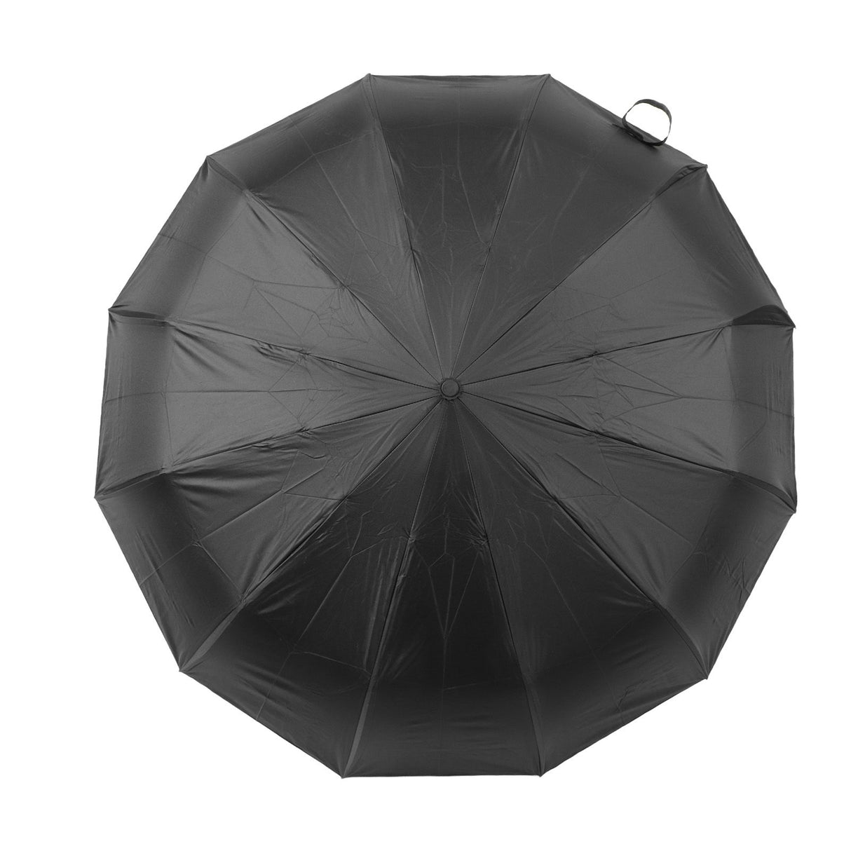 Sun Rain Umbrella 24 Rib Sun Blocking UV Protection Foldable Automatic Umbrella for Daily Travel Black