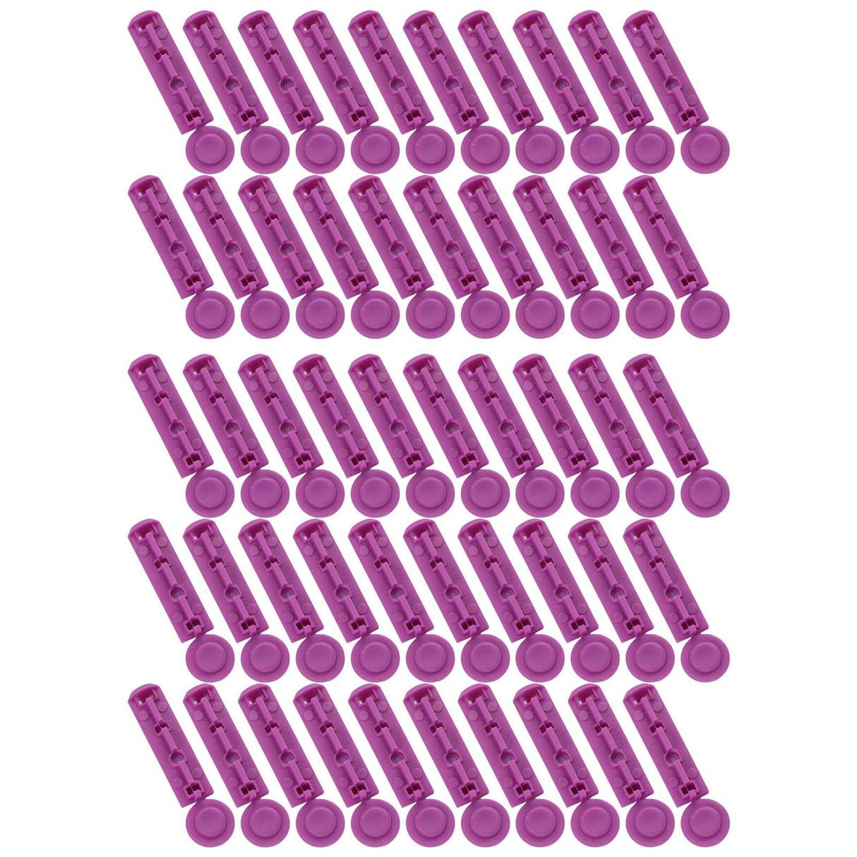 50PCS Diabetic Lancets for Blood Testing Glucose Testing Fits Most Lancing Devices Safe Single Use Blood Sugar Lancets