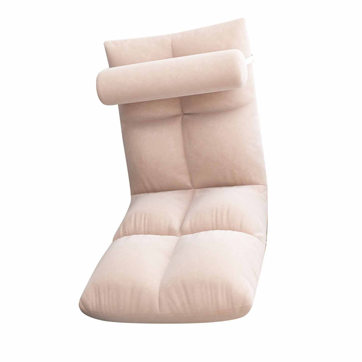 Floor Chair with Back Support Folding Sofa Chair Sleeper Bed Couch Recliner Floor Gaming Chair Meditation Chair for Adults Pink