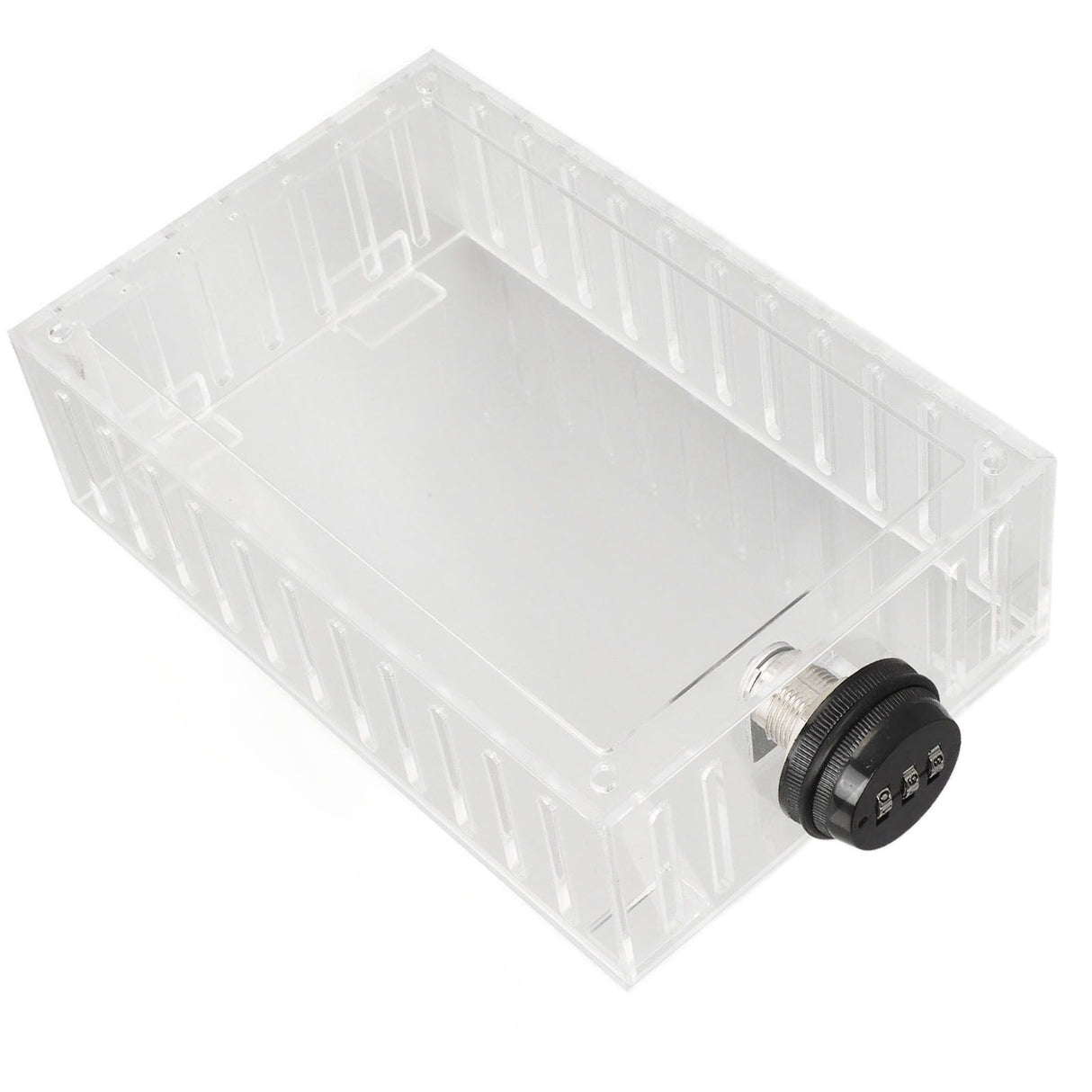 Thermostat Lock Box Universal Large Transparent Thermostat Protective Guard for Thermostat On Wall Coded Lock
