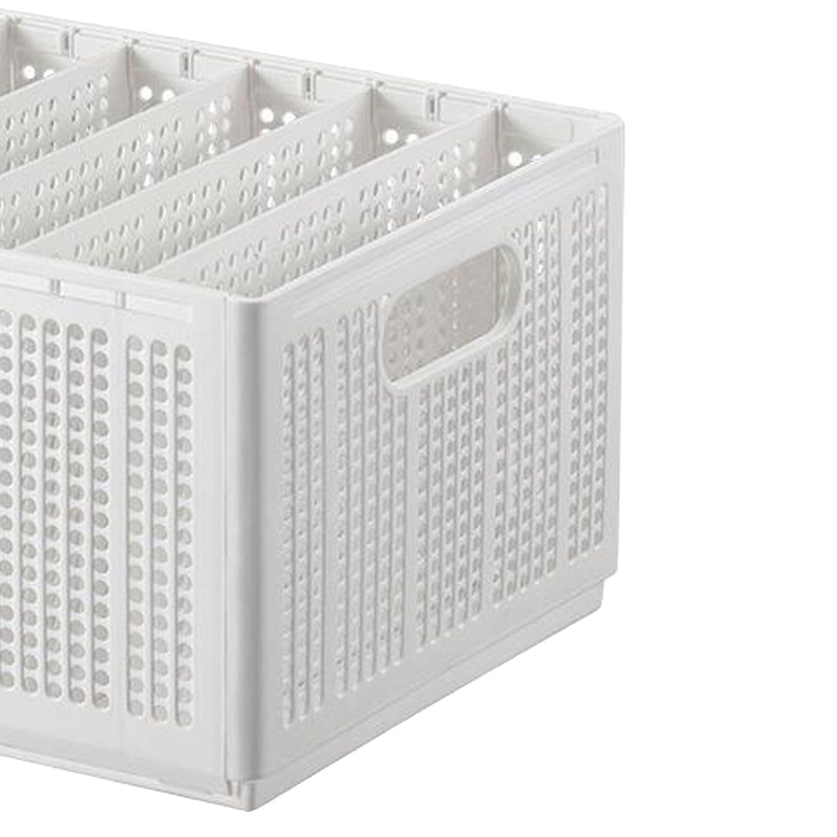 Closet Foldable Pants Storage Box Pure White Adjustable Dividers Rugged Divided Clothing Storage Boxes for Bedroom Wardrobe Large 7 Grids: 6 Baffles