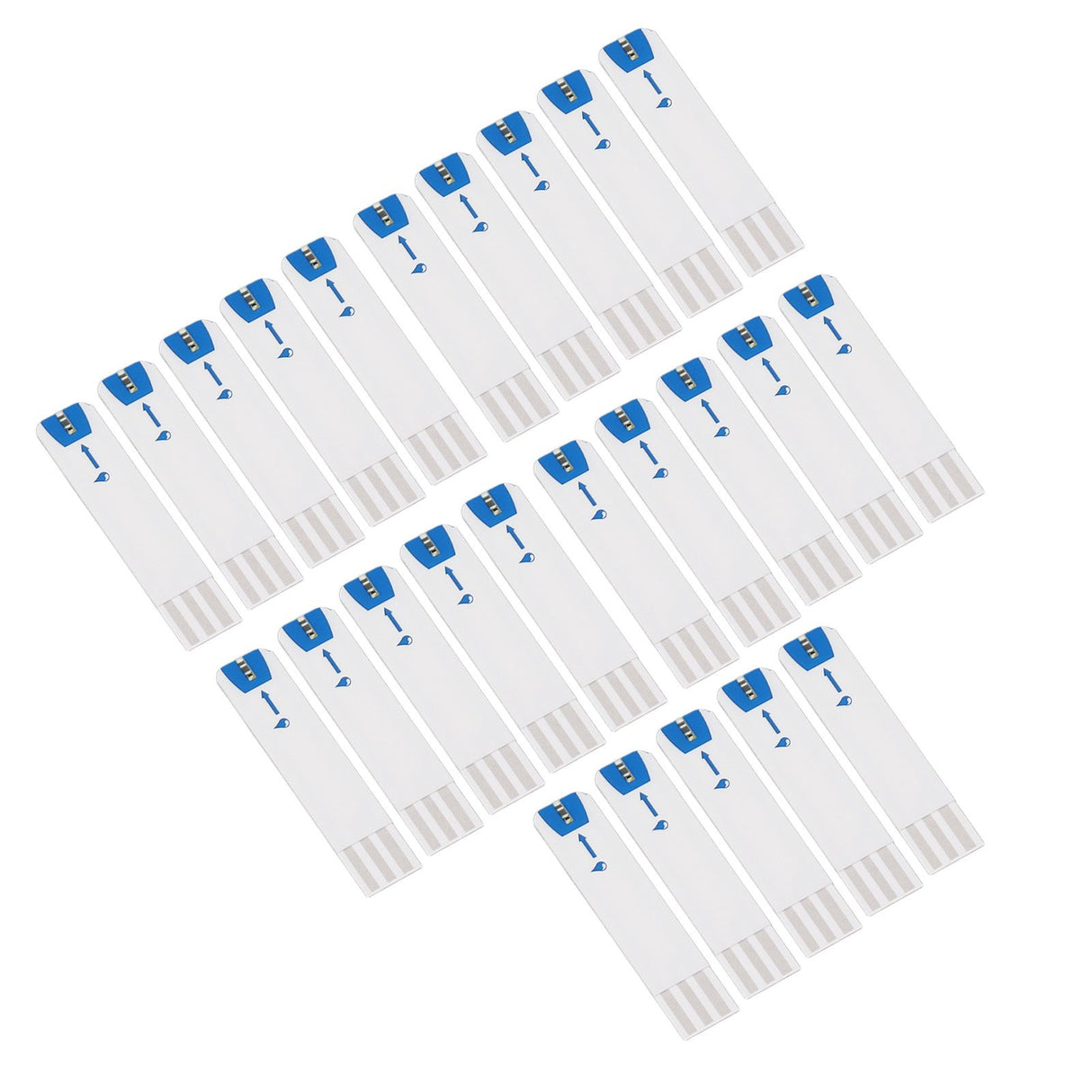 25pcs Blood Glucose Test Strips Home Use Accurate Diabetic Test Strips for Blood Sugar Monitor Self Glucose Testing