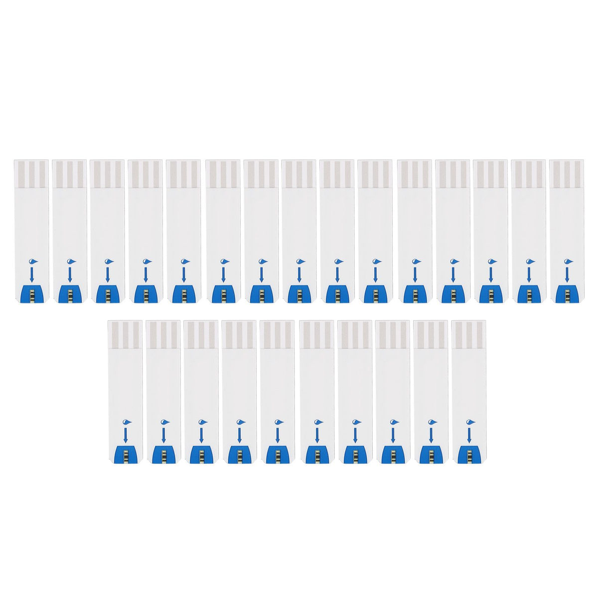 25pcs Blood Glucose Test Strips Home Use Accurate Diabetic Test Strips for Blood Sugar Monitor Self Glucose Testing