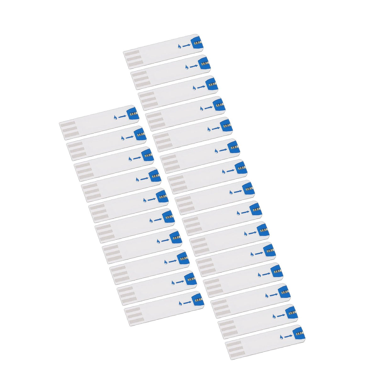 25pcs Blood Glucose Test Strips Home Use Accurate Diabetic Test Strips for Blood Sugar Monitor Self Glucose Testing