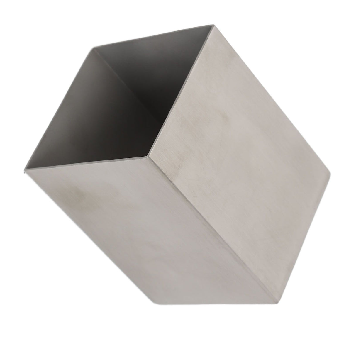 Pencil Cup 304 Stainless Steel Pencil Holder Thicken Durable Rectangular Pencil Cup for Office Dormitory School Desktop Silver