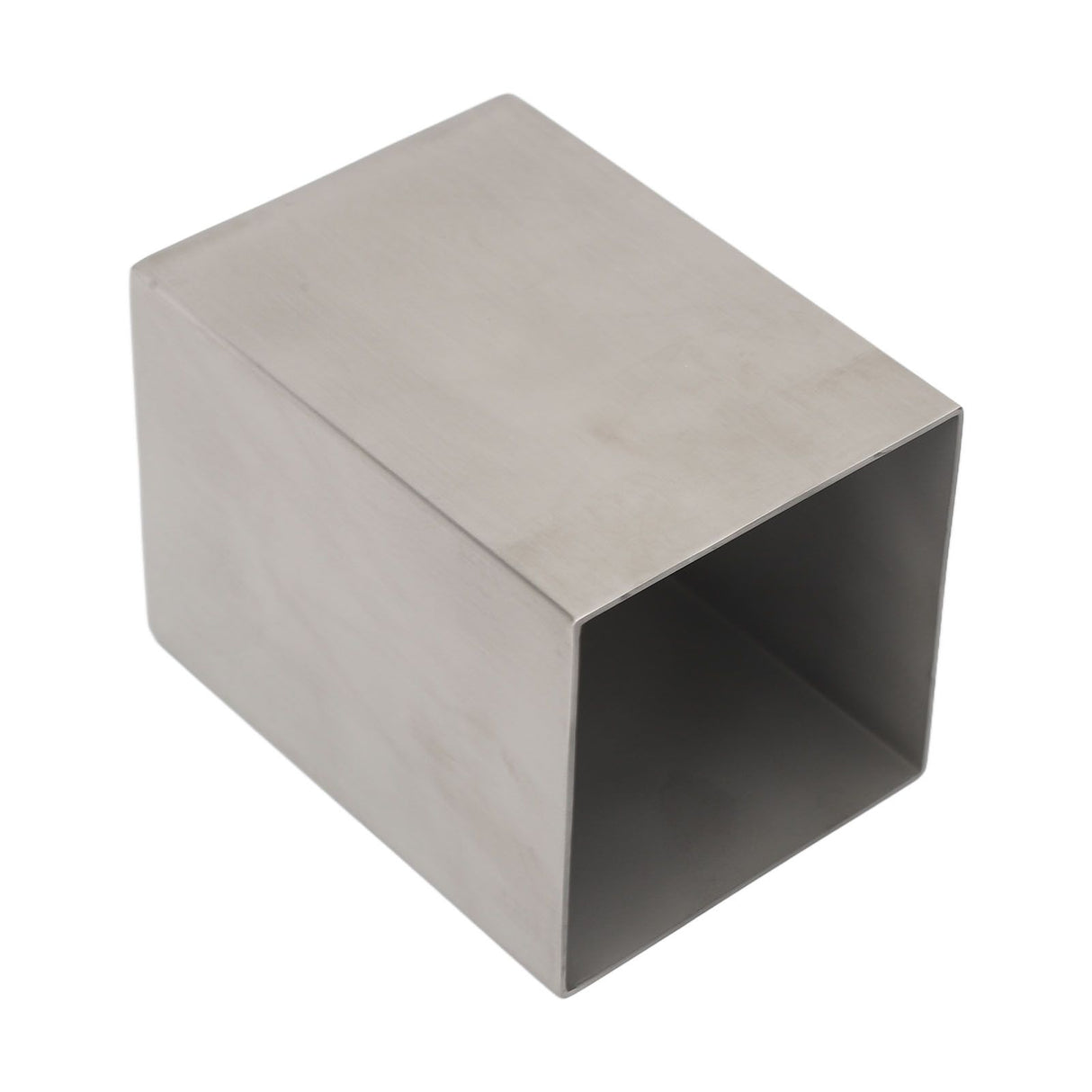 Pencil Cup 304 Stainless Steel Pencil Holder Thicken Durable Rectangular Pencil Cup for Office Dormitory School Desktop Silver