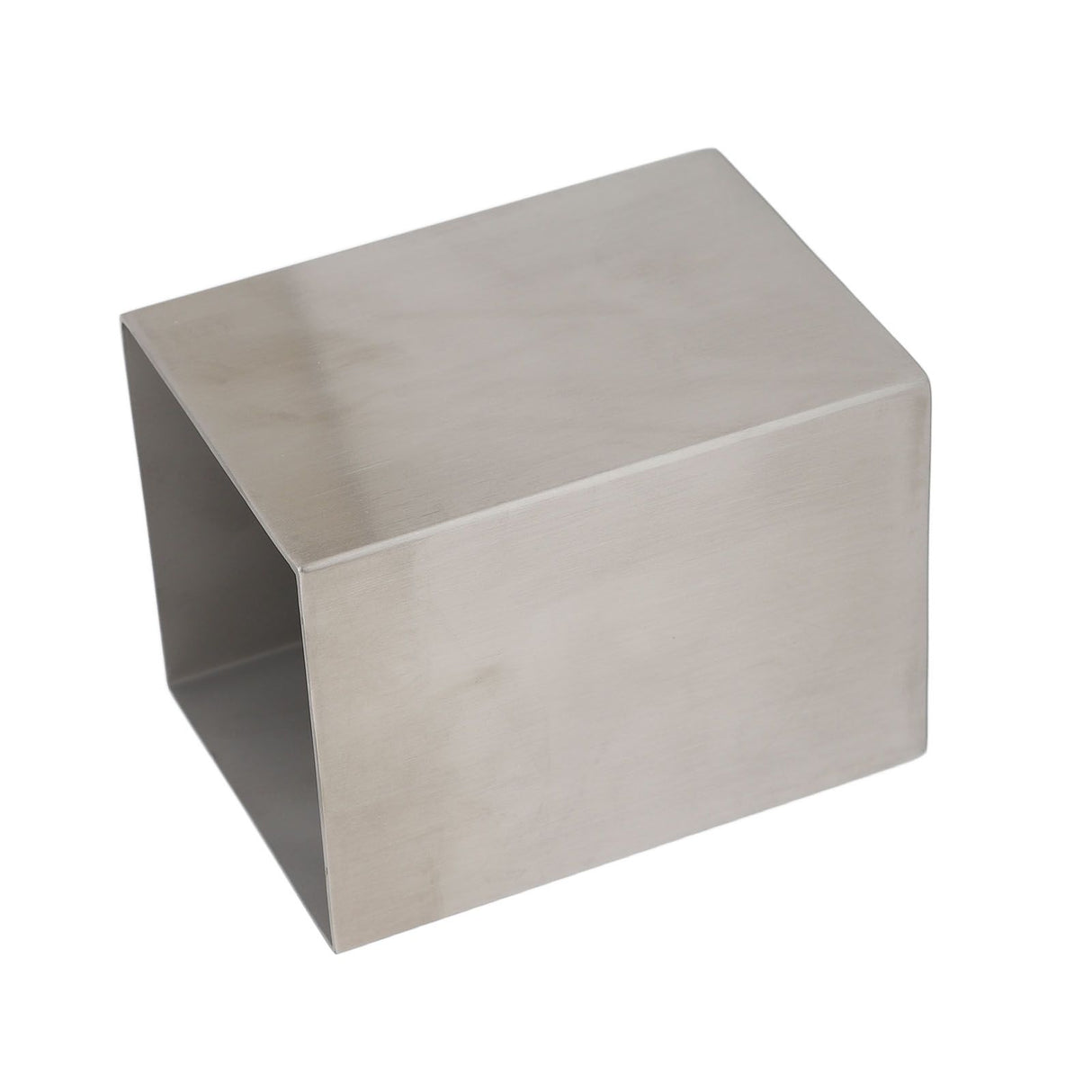 Pencil Cup 304 Stainless Steel Pencil Holder Thicken Durable Rectangular Pencil Cup for Office Dormitory School Desktop Silver