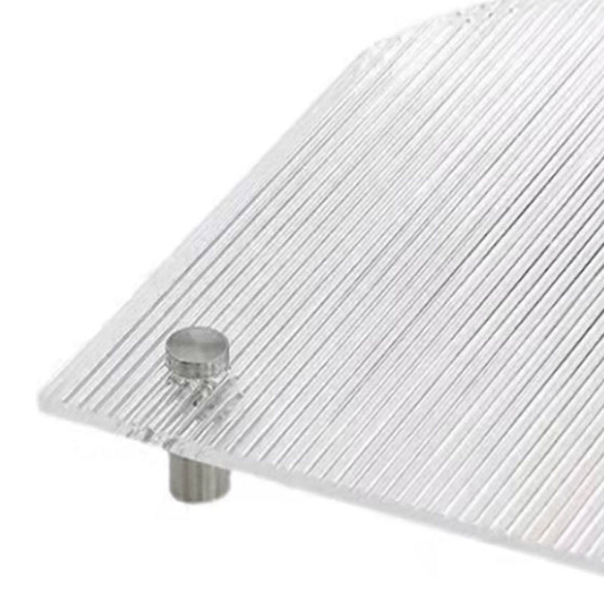 Clear Vanity Tray Transparent Acrylic Simple Modern Style Widely Used Coffee Table Tray for Family Office Cafe Bar U Shape 26x20x3.5cm
