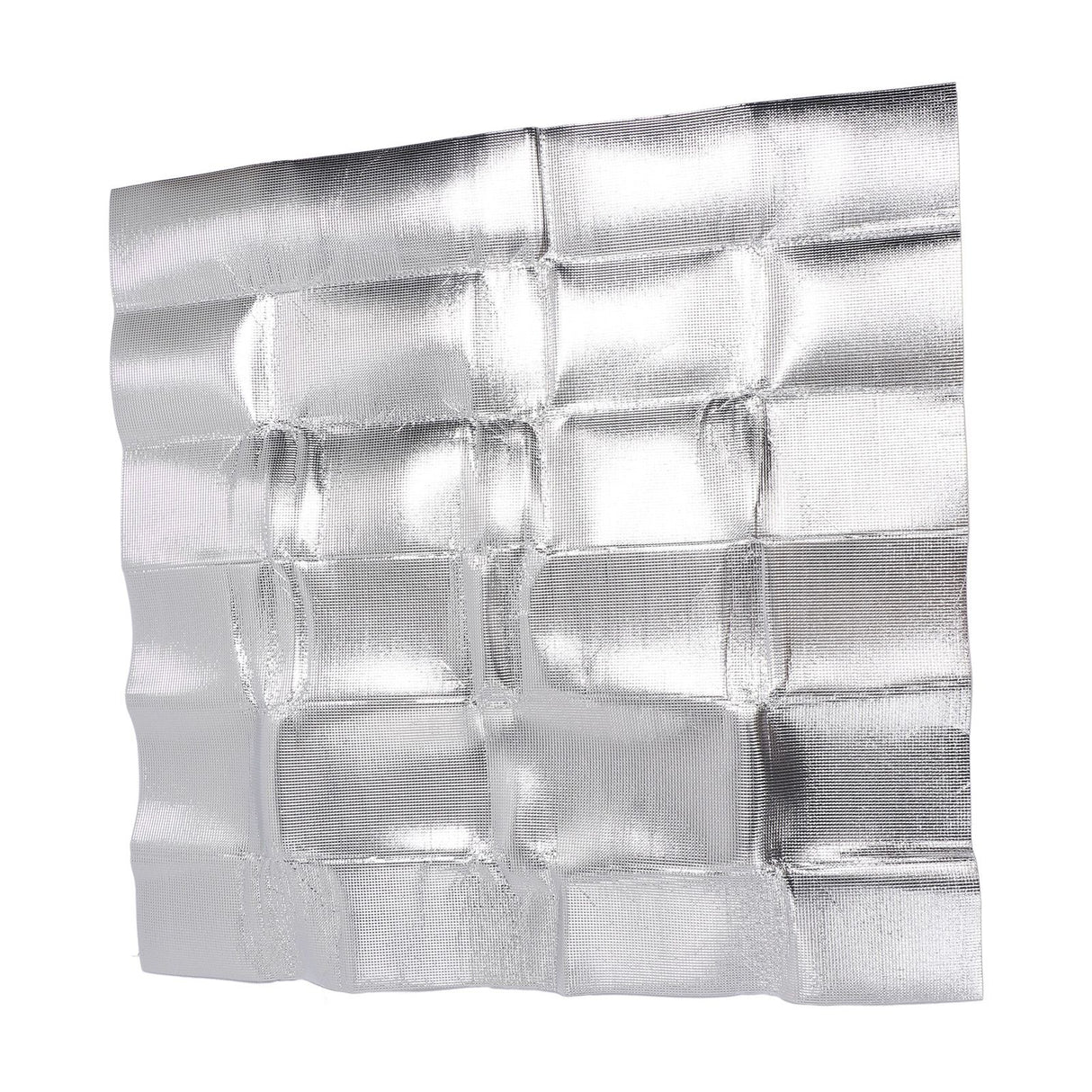 Attic Fan Seal Cover PE and Aluminum Efficient Insulation Film Dustproof Attic Vent Insulation Cover for Home 129x129cm/50.79x50.79in