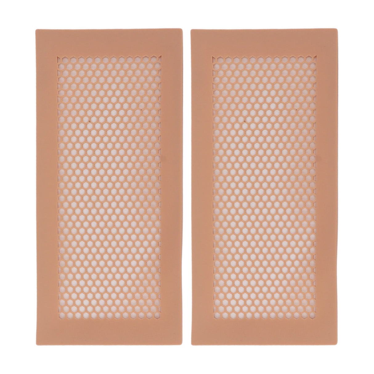 2Pcs Baby Proof Vent Cover Child Proof Safe Soft Silicone for Home Floor Catch Debris Hair Insect Pink