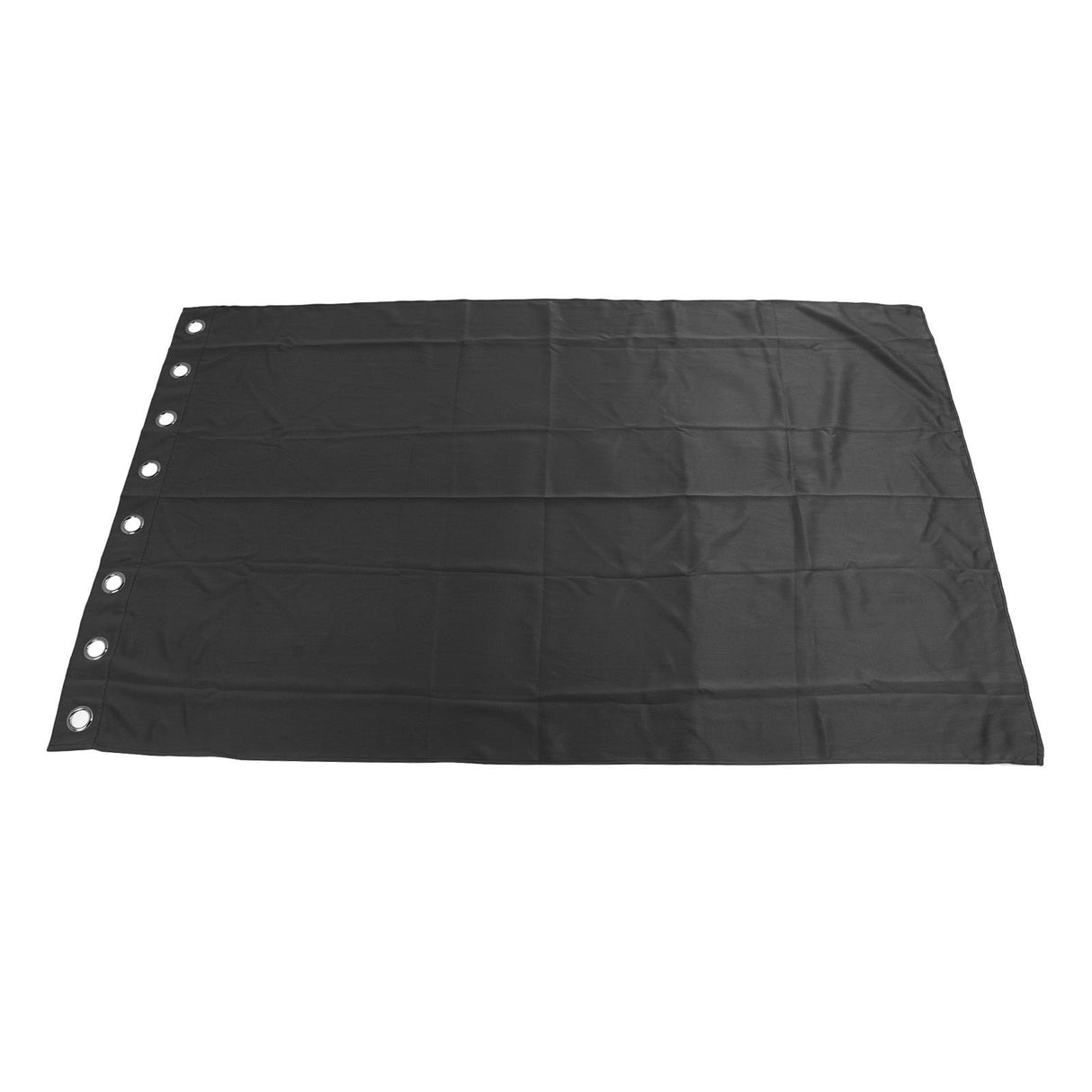 Grommet Blackout Curtains Punch Free Thermal Insulated Room Darkening Curtains for Bedroom Living Room Black 132x213cm / 52.0x83.9in