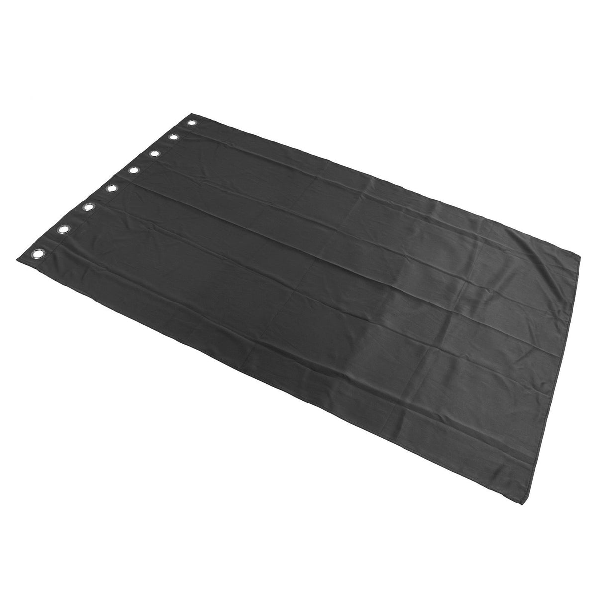 Grommet Blackout Curtains Punch Free Thermal Insulated Room Darkening Curtains for Bedroom Living Room Black 132x213cm / 52.0x83.9in