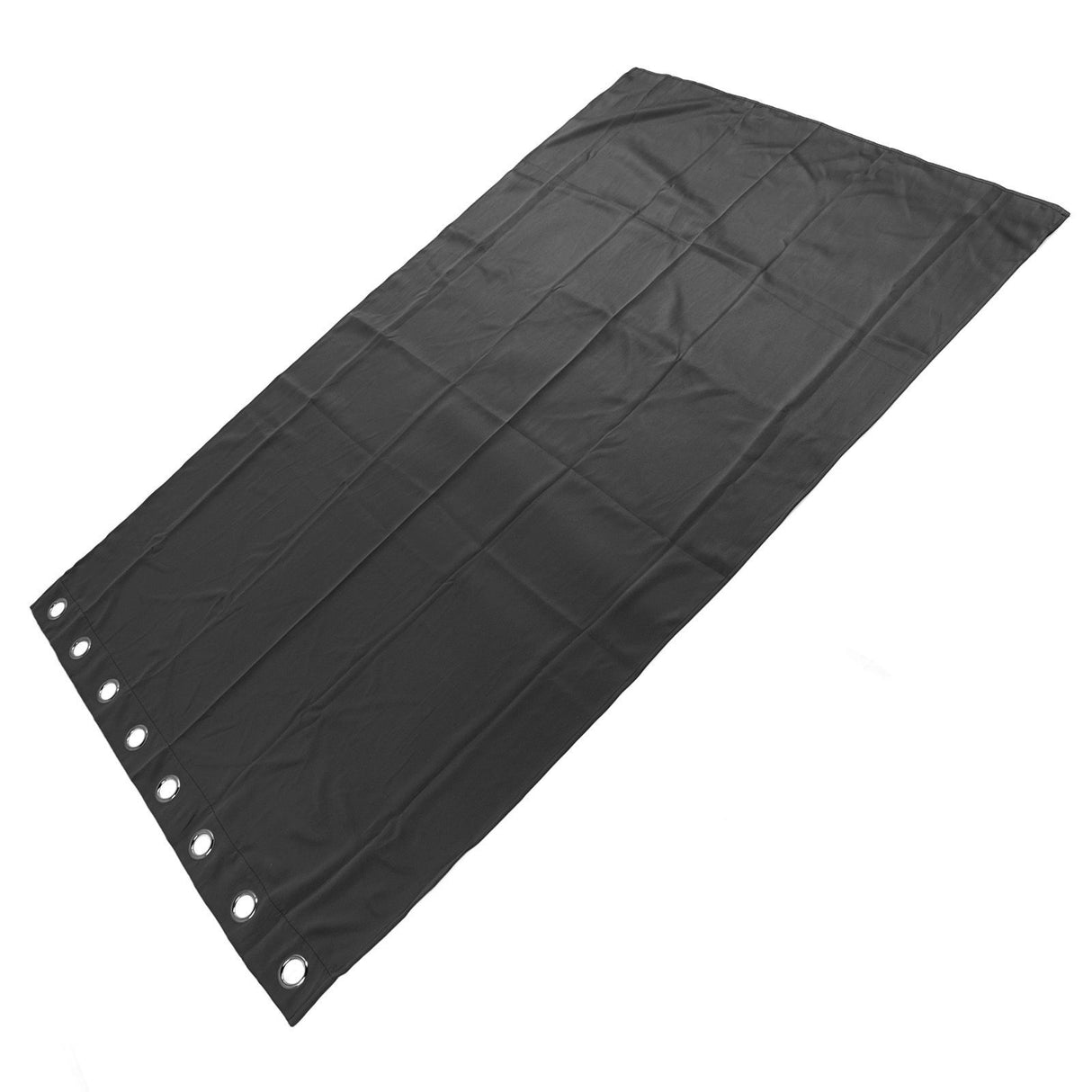 Grommet Blackout Curtains Punch Free Thermal Insulated Room Darkening Curtains for Bedroom Living Room Black 132x213cm / 52.0x83.9in