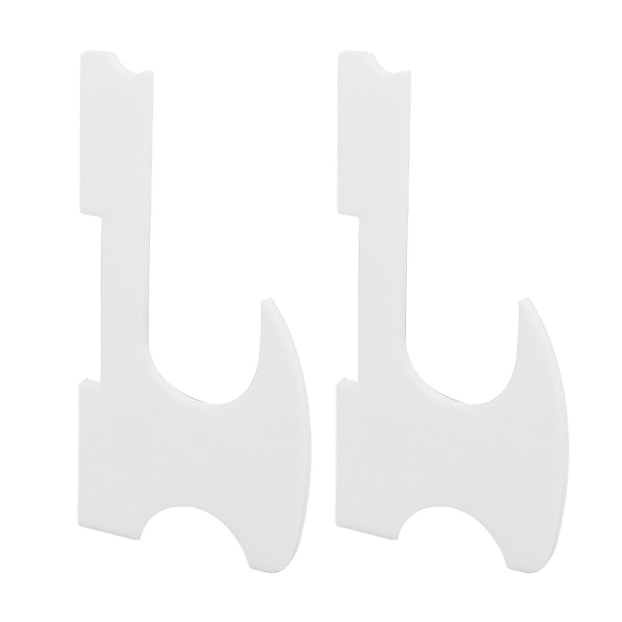 2PCS Lightsaber Stand Wall Mount Holder Acrylic Easy Installation Wand Stand for Wand Cosplay White