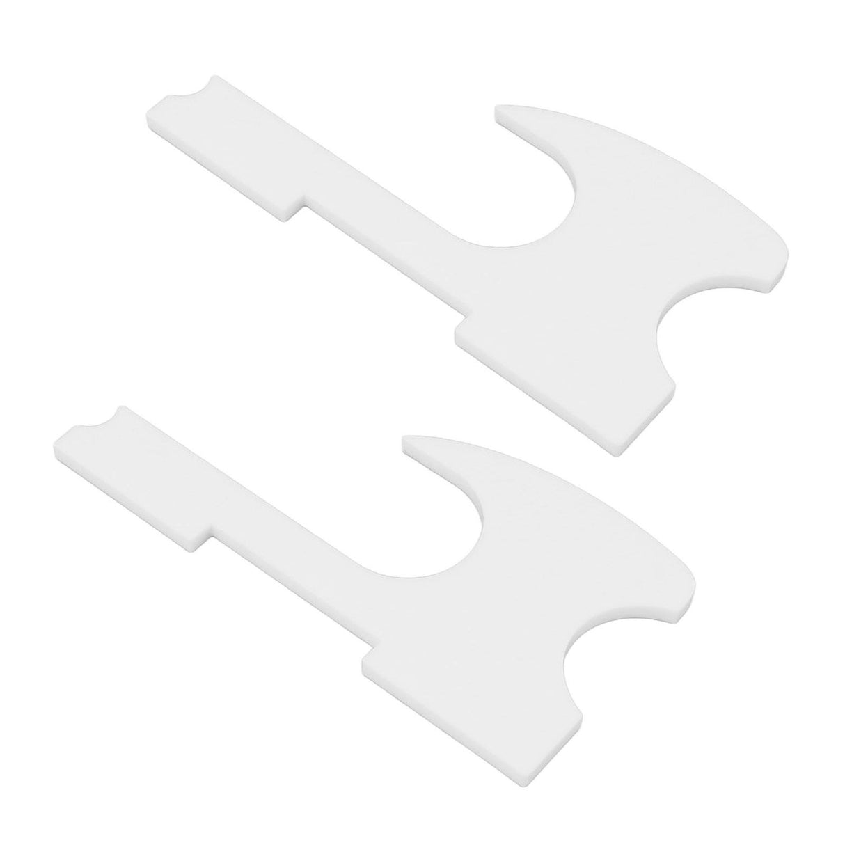 2PCS Lightsaber Stand Wall Mount Holder Acrylic Easy Installation Wand Stand for Wand Cosplay White