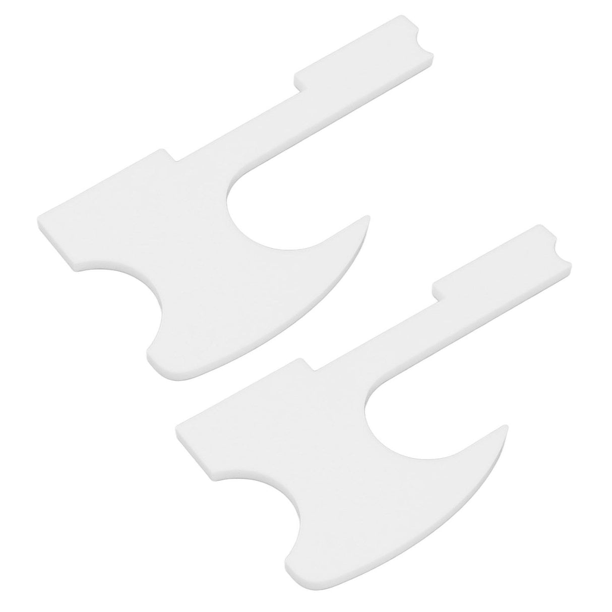 2PCS Lightsaber Stand Wall Mount Holder Acrylic Easy Installation Wand Stand for Wand Cosplay White