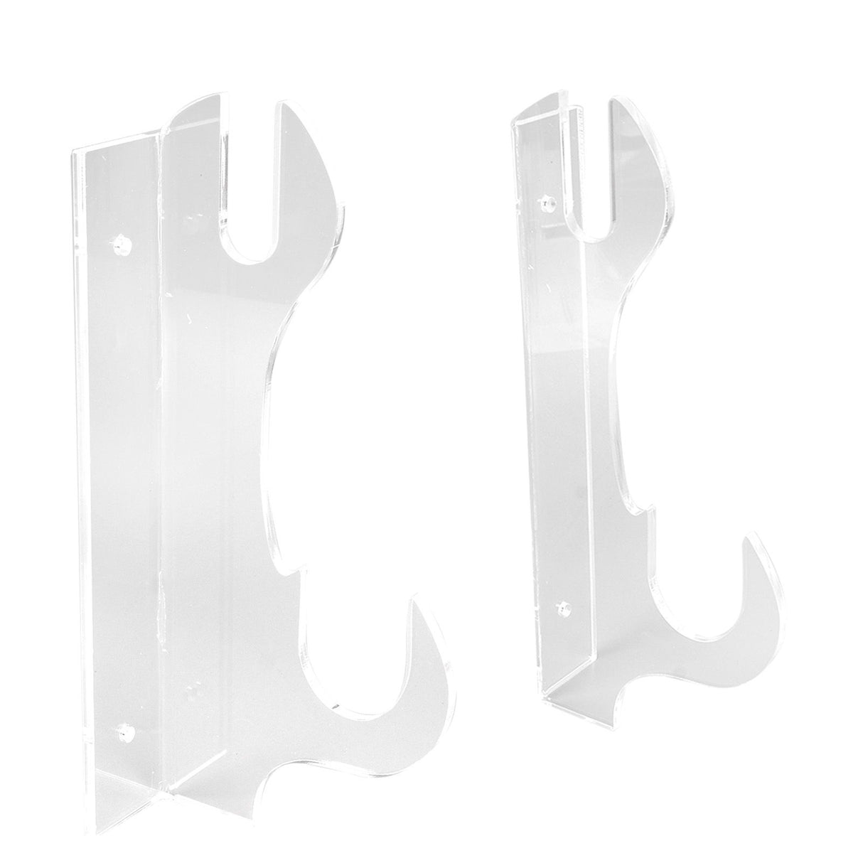 2 Pcs Samurai Knife Holder Wall Mounted Samurai Sword Holder Sword Wall Display Rack Transparent