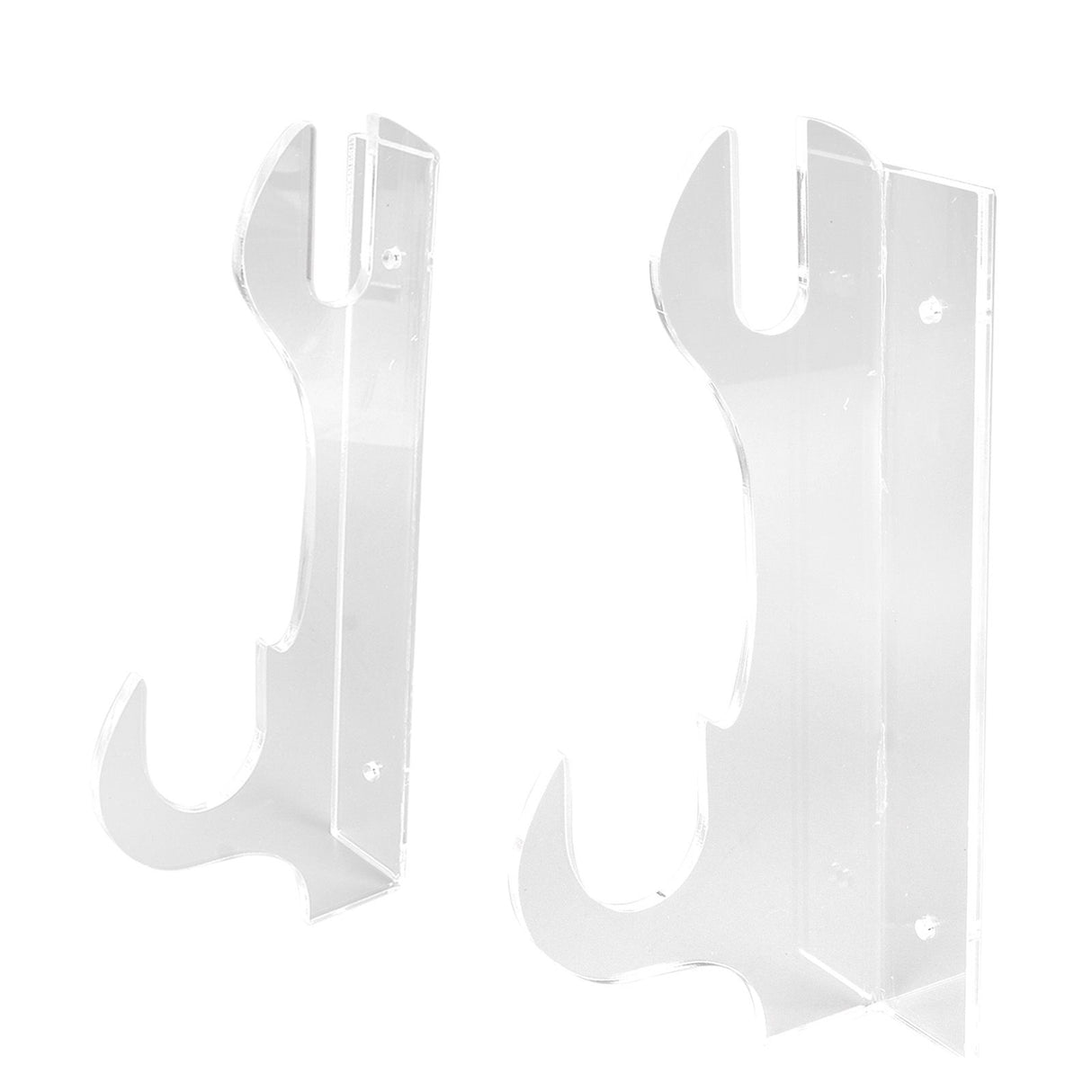 2 Pcs Samurai Knife Holder Wall Mounted Samurai Sword Holder Sword Wall Display Rack Transparent