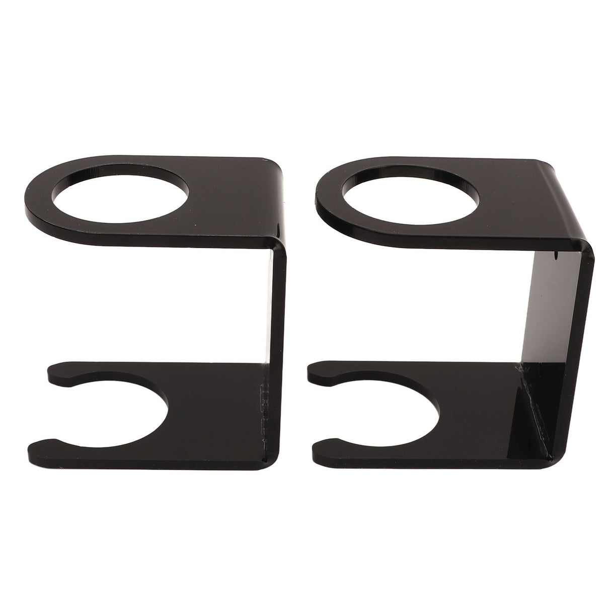 2PCS Baseball Bat Wall Stand Acrylic Wall Mounted Ball Holder Rack Baseball Bat Display Shelf for Home Stadium Office Collection Black