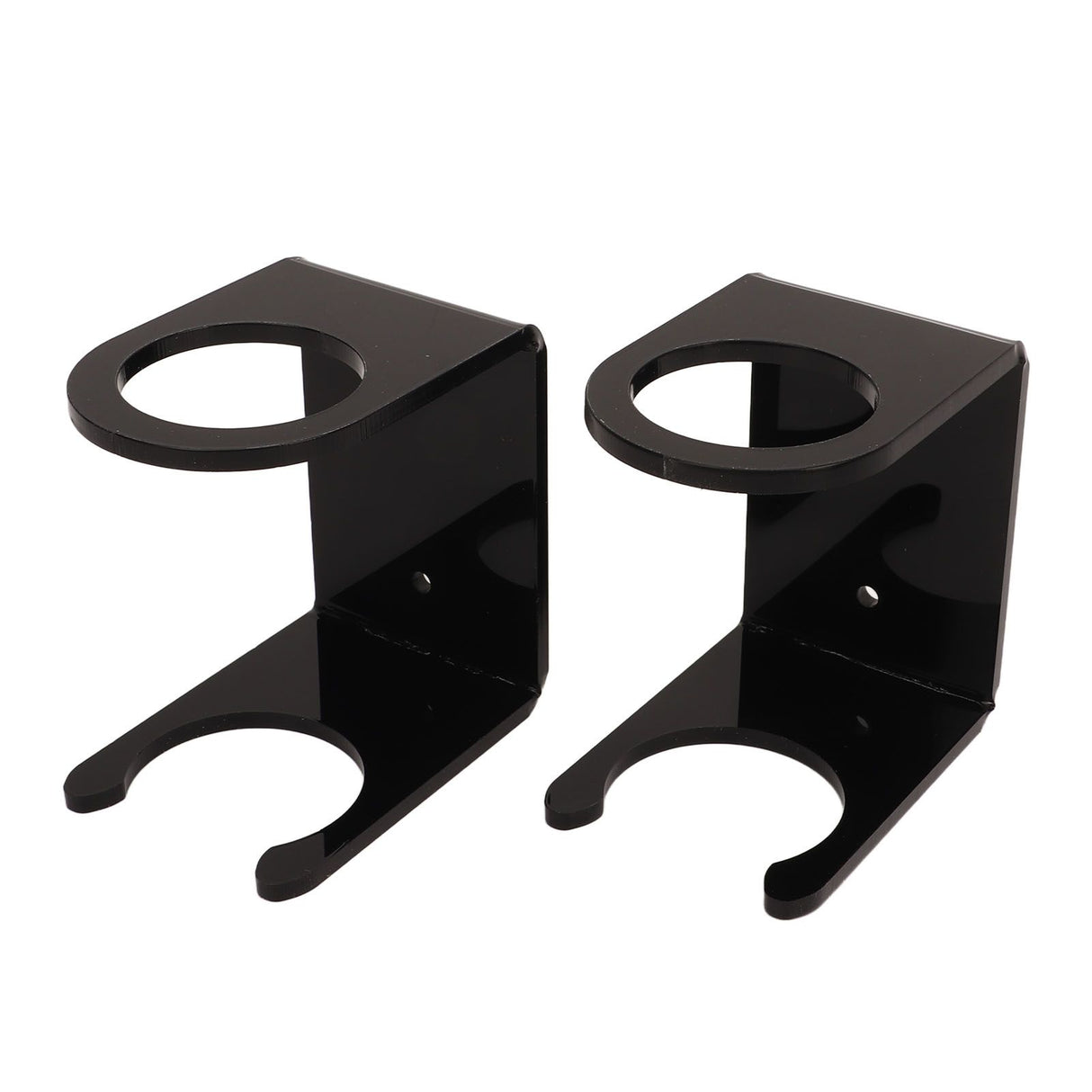 2PCS Baseball Bat Wall Stand Acrylic Wall Mounted Ball Holder Rack Baseball Bat Display Shelf for Home Stadium Office Collection Black