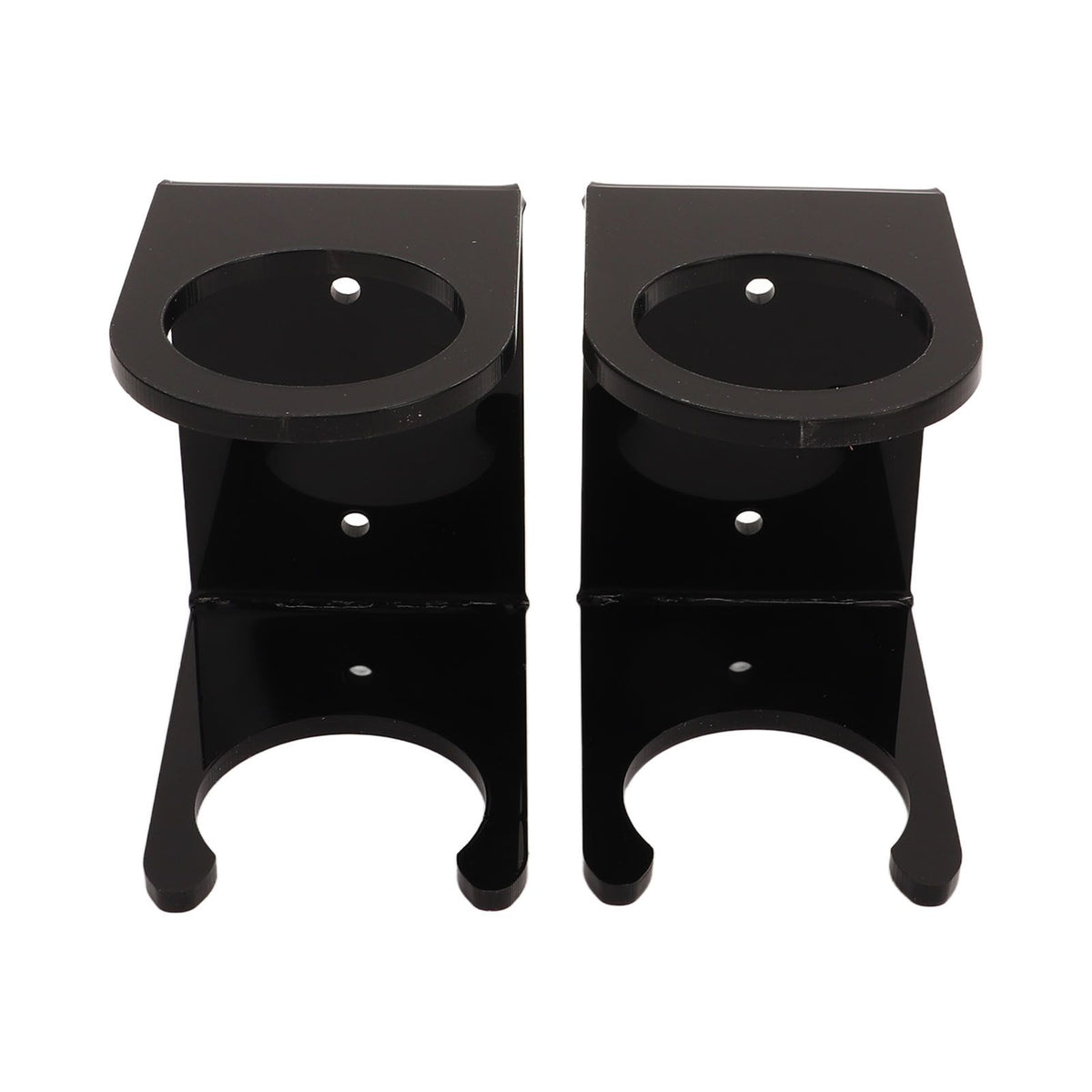 2PCS Baseball Bat Wall Stand Acrylic Wall Mounted Ball Holder Rack Baseball Bat Display Shelf for Home Stadium Office Collection Black