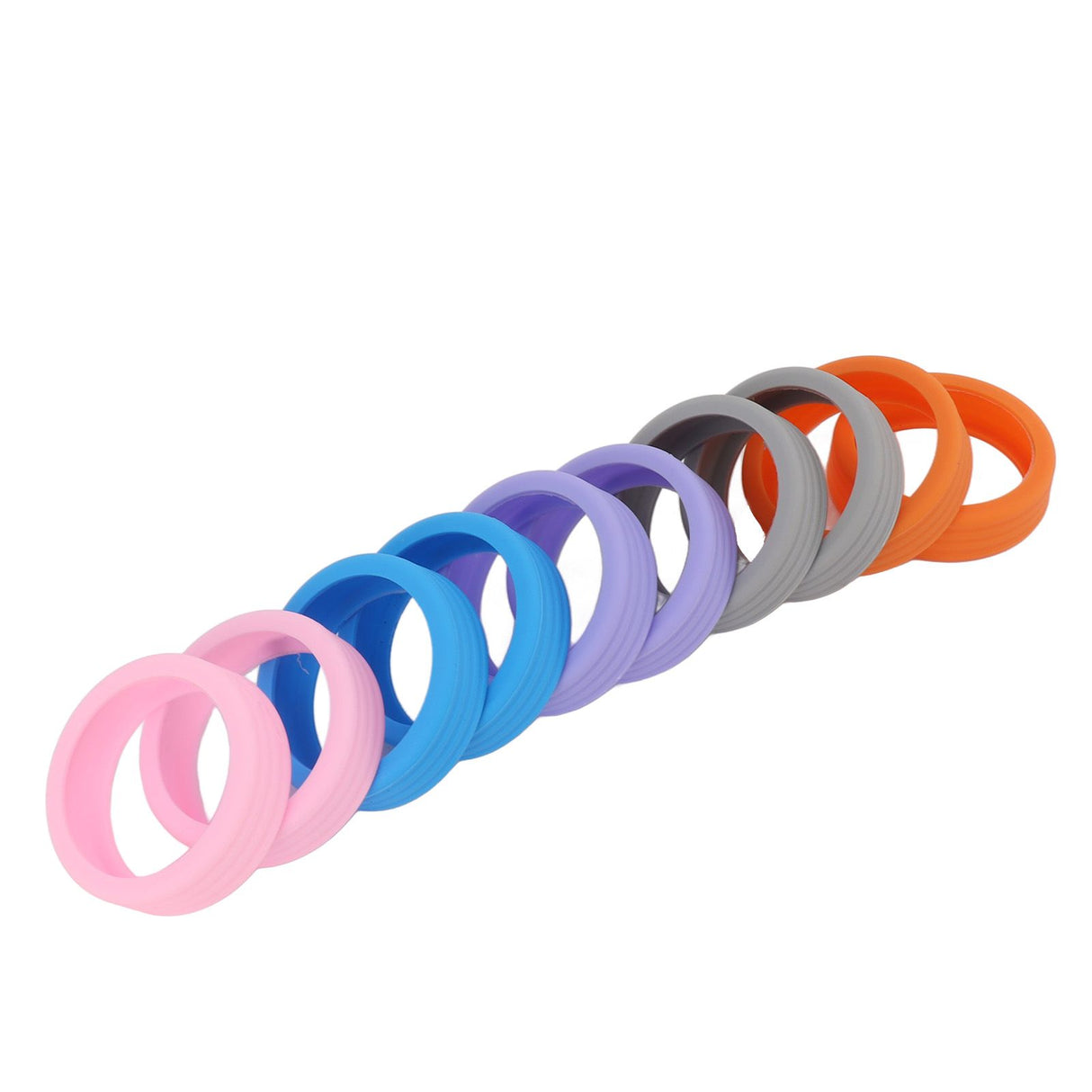 Luggage Wheels Cover Silicone Noise Reduction Shock Absorb Colorful Soft Suitcase Wheels Protective Cover