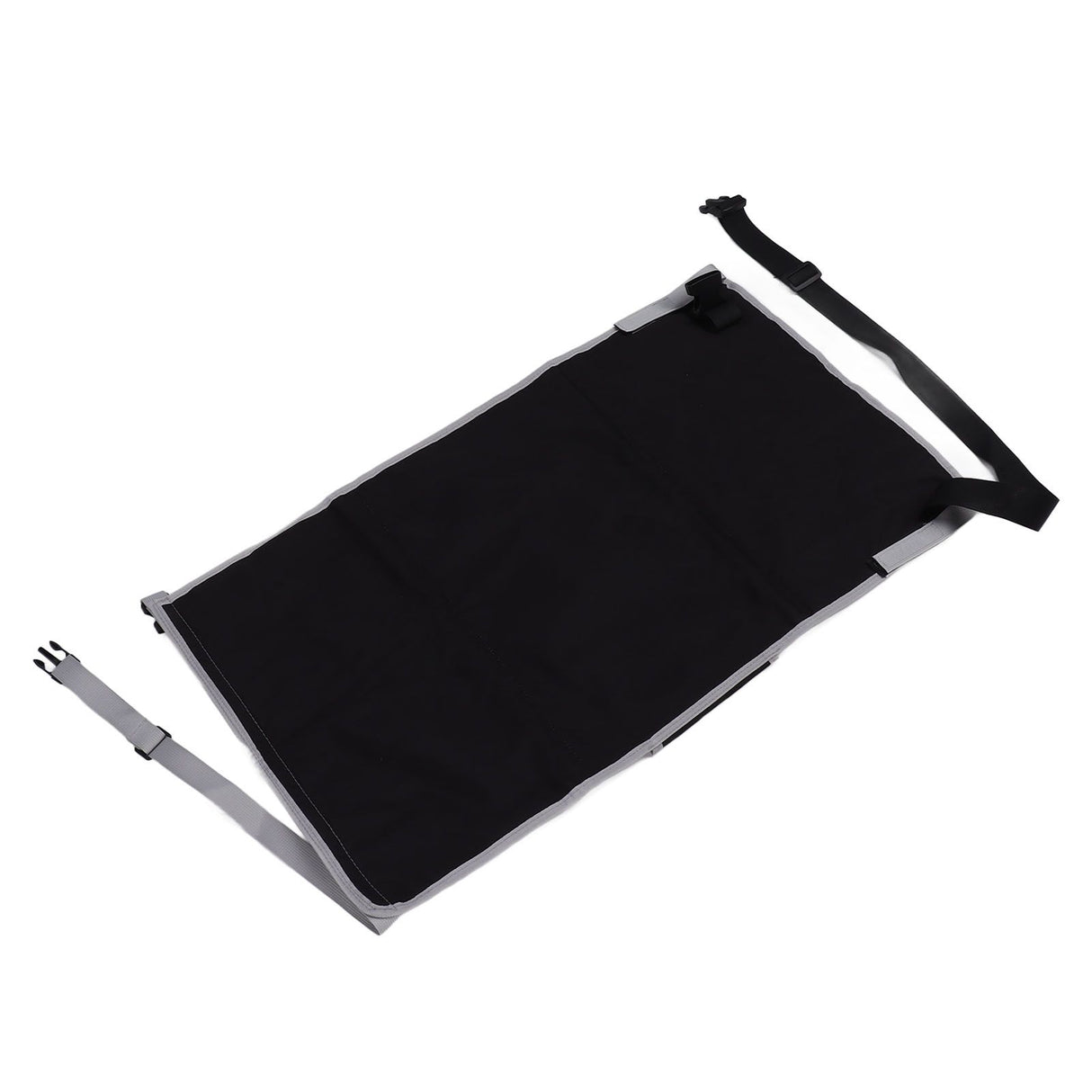 Airplane Seat Extender for Kids Canvas Portable Toddler Travel Bed Airplane Footrest Hammock for Flights Black