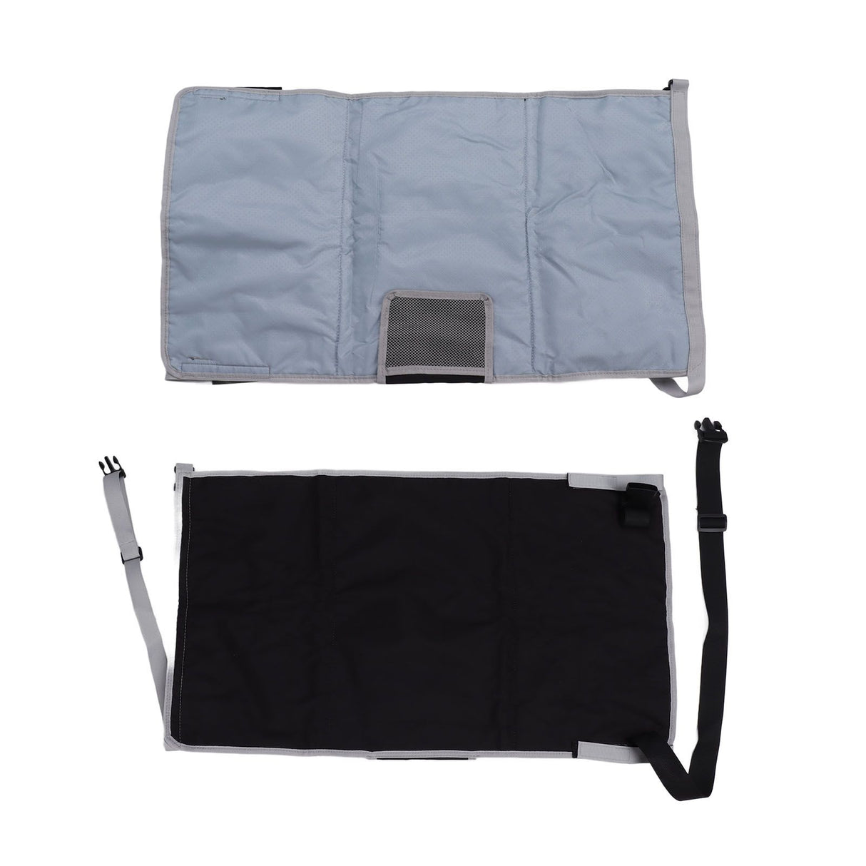 Airplane Seat Extender for Kids Canvas Portable Toddler Travel Bed Airplane Footrest Hammock for Flights Black