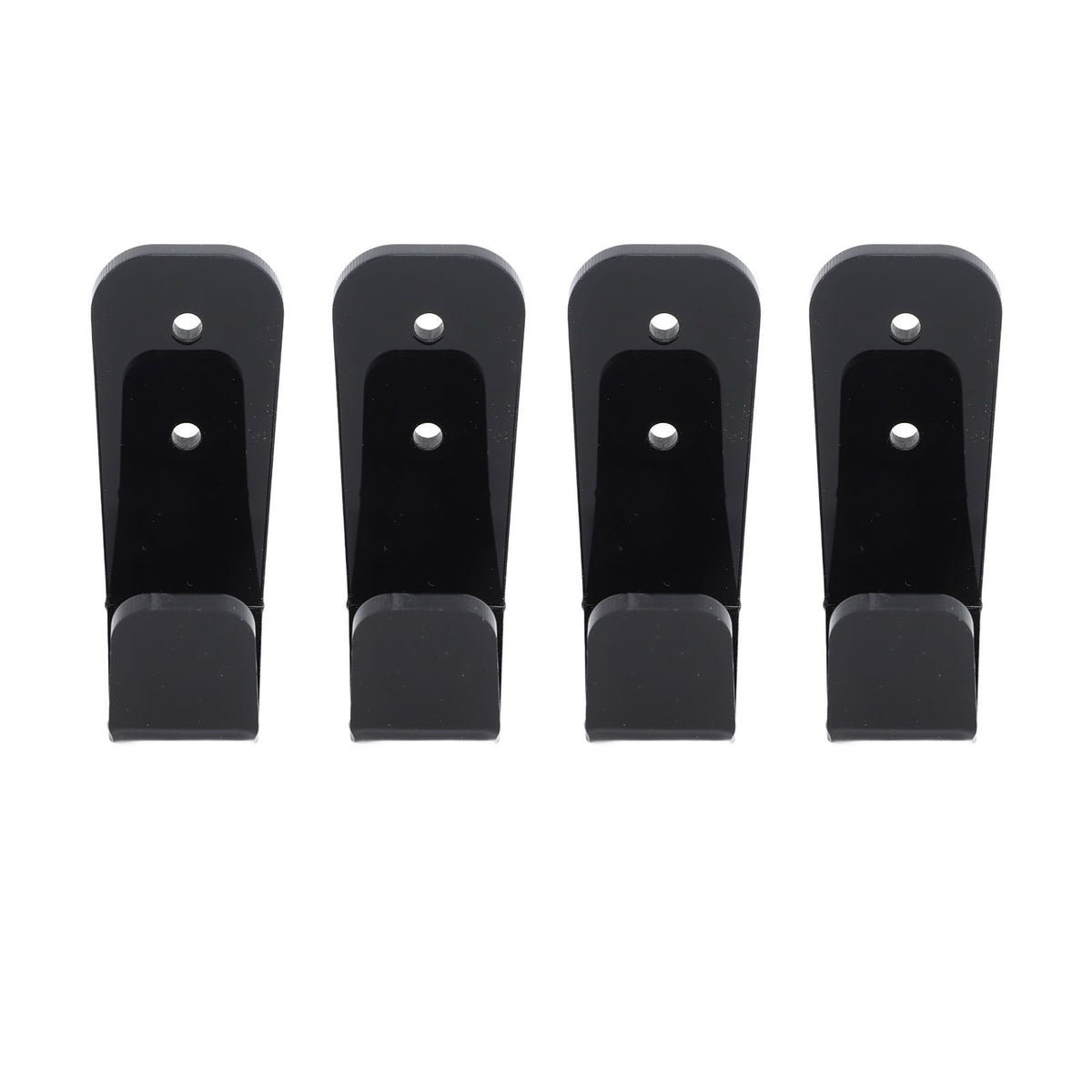 4PCS Hockey Stick Rack Black Acrylic Hockey Stick Holder Wall Mount Versatile Hockey Stick Hanger for Club Bar Garage