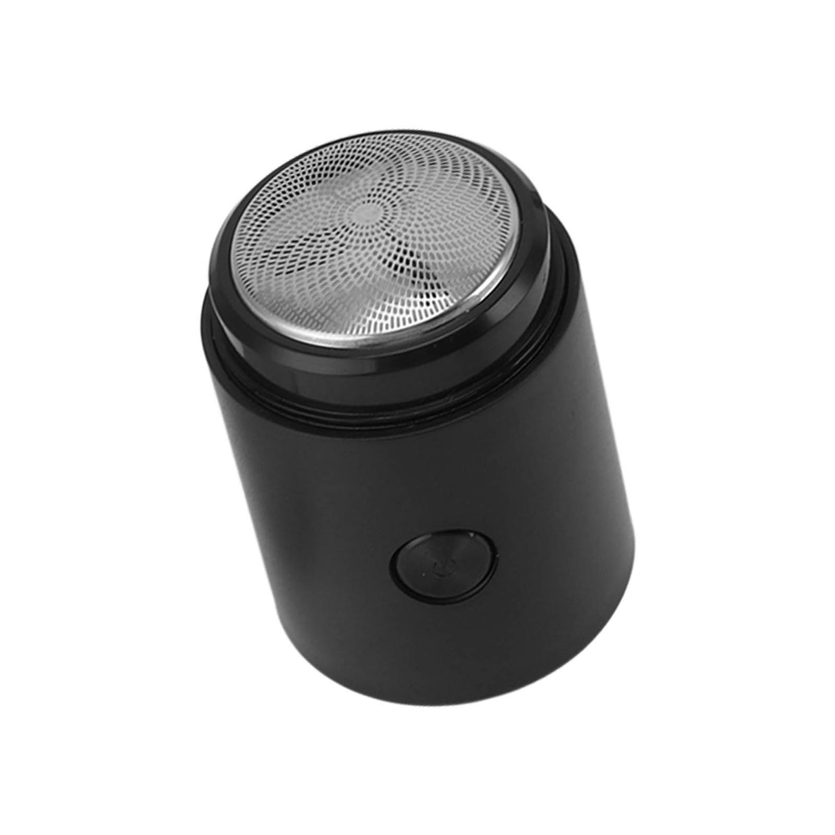 Mini Electric Beard Trimmer for Men Rechargeable Portable Travel Pocket Beard Trimmer for Mustache Stubble Body Grooming Black Glossy Style