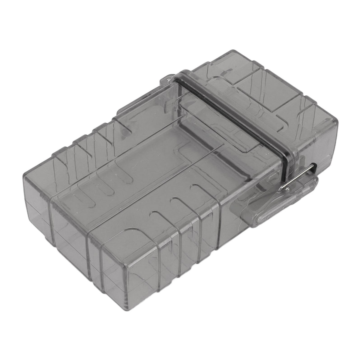 Cigarette Case 20 Capacity Plastic Cigarette Box Sealed Waterproof Cigarette Container Organizer Transparent Black
