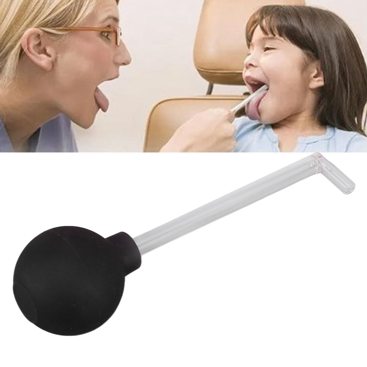 Glass Tonsil Stone Remove Tool Manual Mouth Cleaning Cleaner Oral Care Mouth Cleaner Black