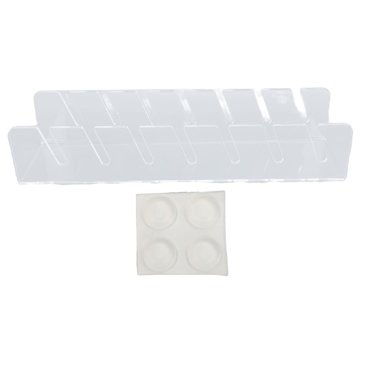 Hat Display Racks Hold 7 Baseball Caps Vertical Display Acrylic Baseball Cap Organizer for Closet Bedroom Transparent
