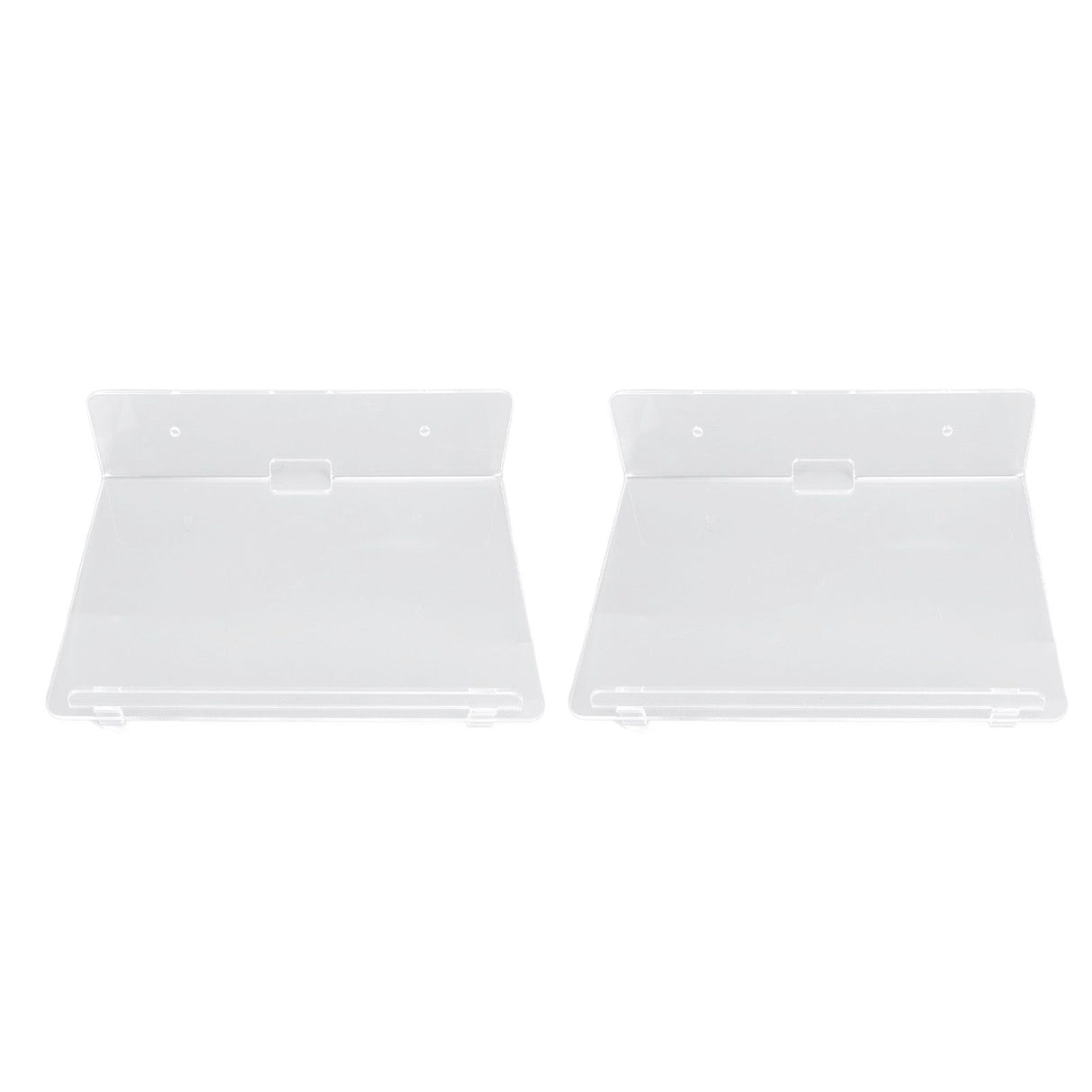 2PCS Floating Shelf Acrylic Wall Shelf Easy Installation Wall Mount for Speaker Monitor Living Room Wall Decor