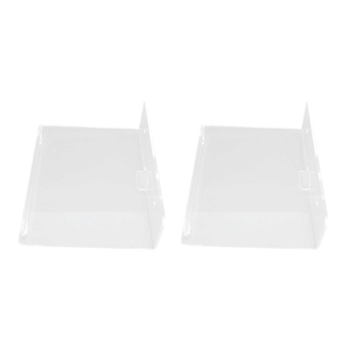 2PCS Floating Shelf Acrylic Wall Shelf Easy Installation Wall Mount for Speaker Monitor Living Room Wall Decor