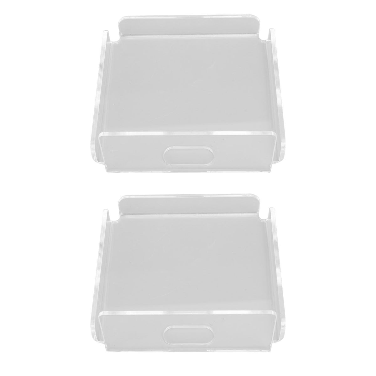 2pcs Small Speaker Wall Shelf Acrylic Adhesive Multi Angle Adjustment Space Saving Security Cameras Floating Shelf for Home Office